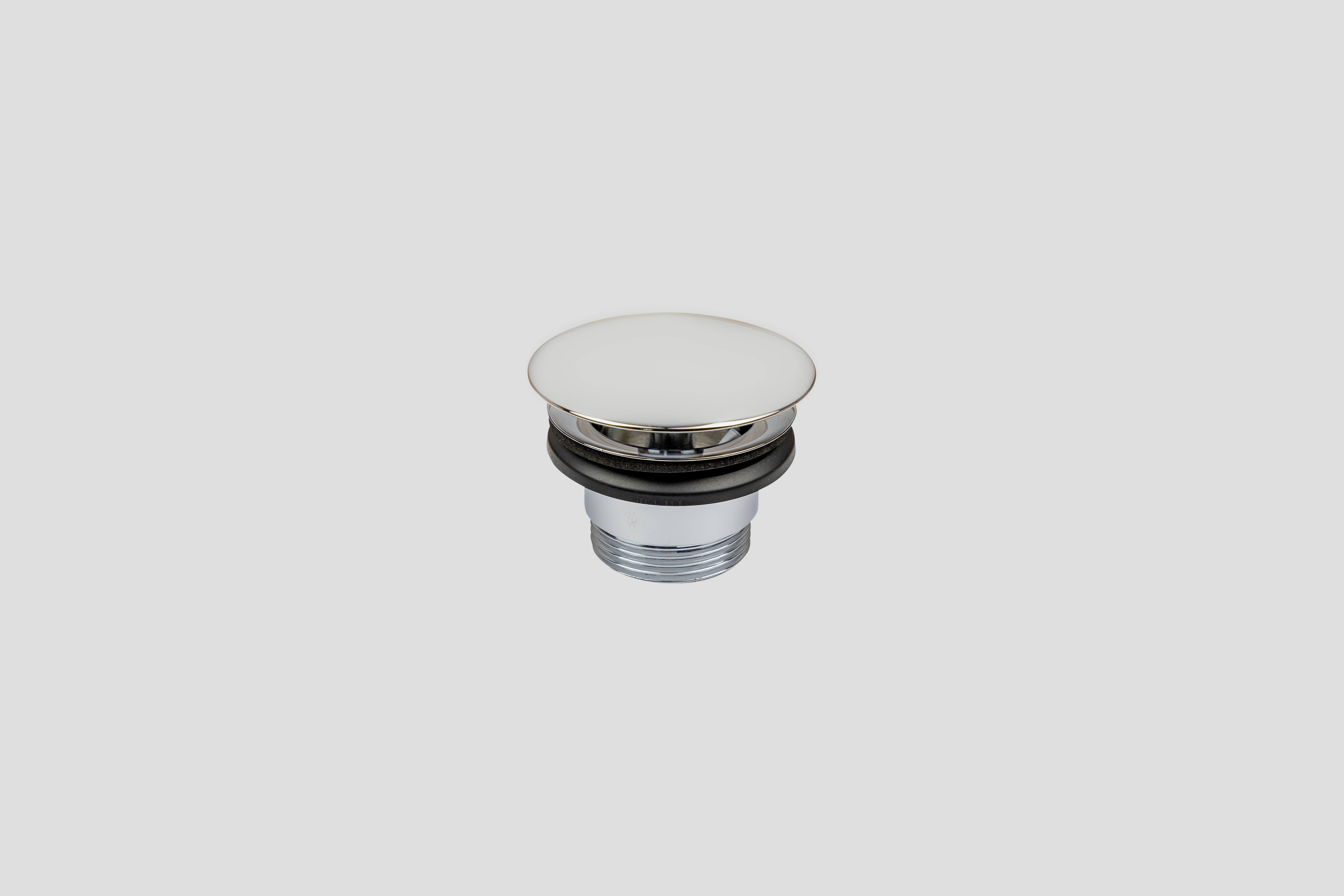 Lagoo Garda always open plug met schroef G6118CH Chrome