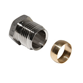 Danfoss knelfitting 1/2x15mm lang model 013G4115
