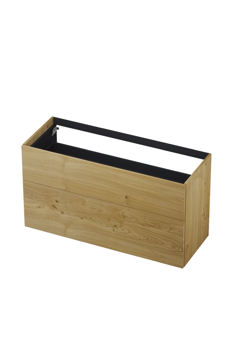 INK P2O onderkast 2 laden push to 1259226 Fineer Natur H650xB1200xD450