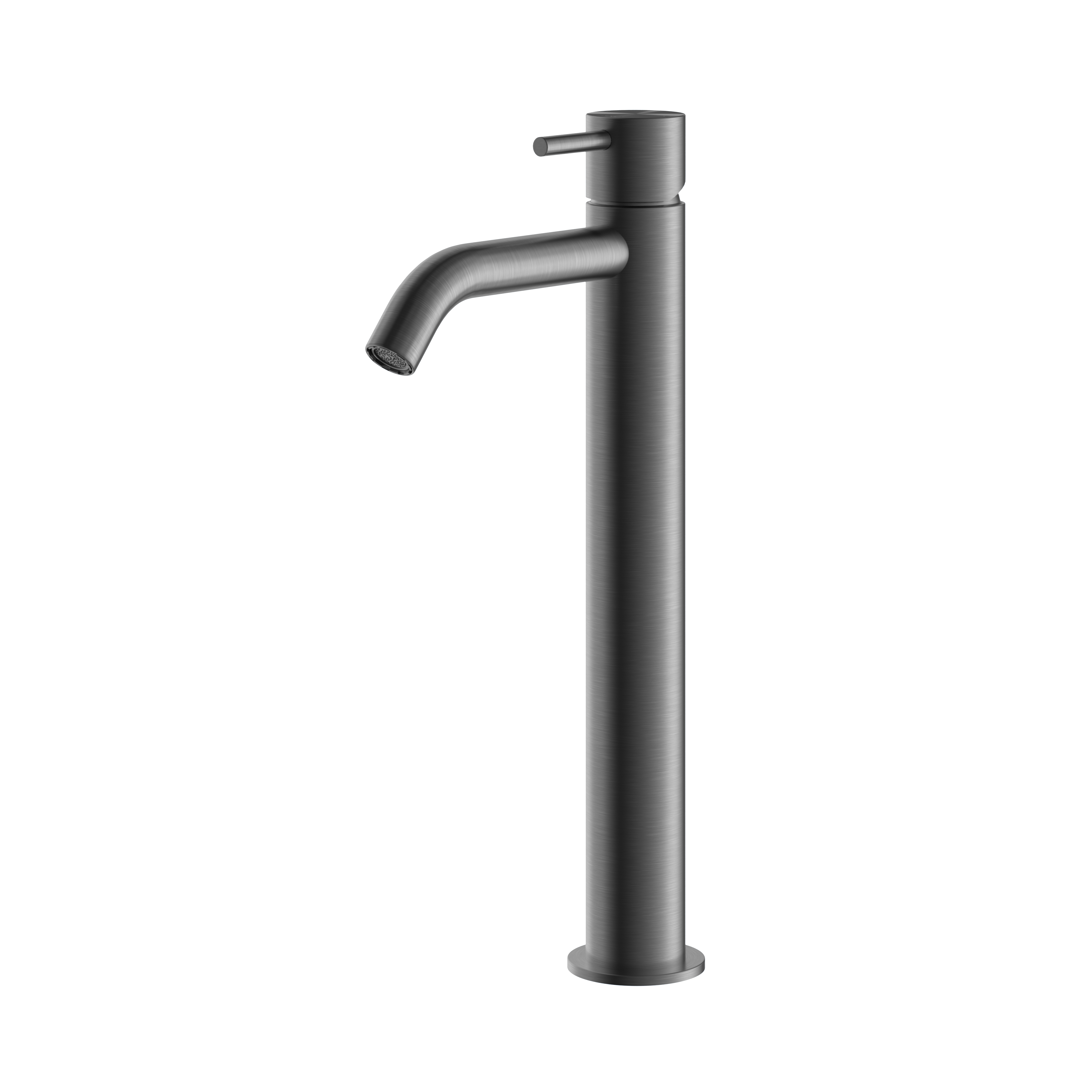 Hotbath Archie wastafelmengkraan zonder waste hoog AR003HBGP Geborsteld Gunmetal PVD