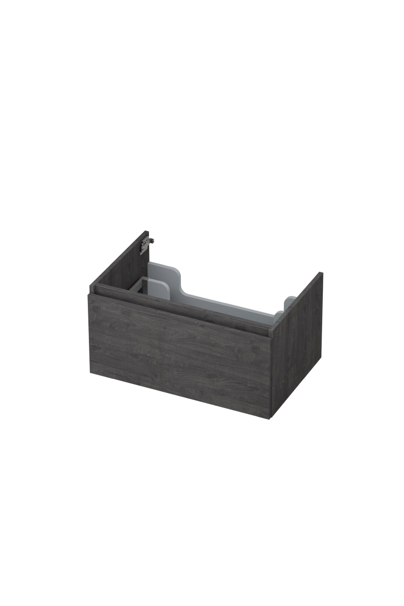 INK onderkast 1 lade gr.loos m. houten keerlijst 1257516 Oergrijs H350xB700xD450