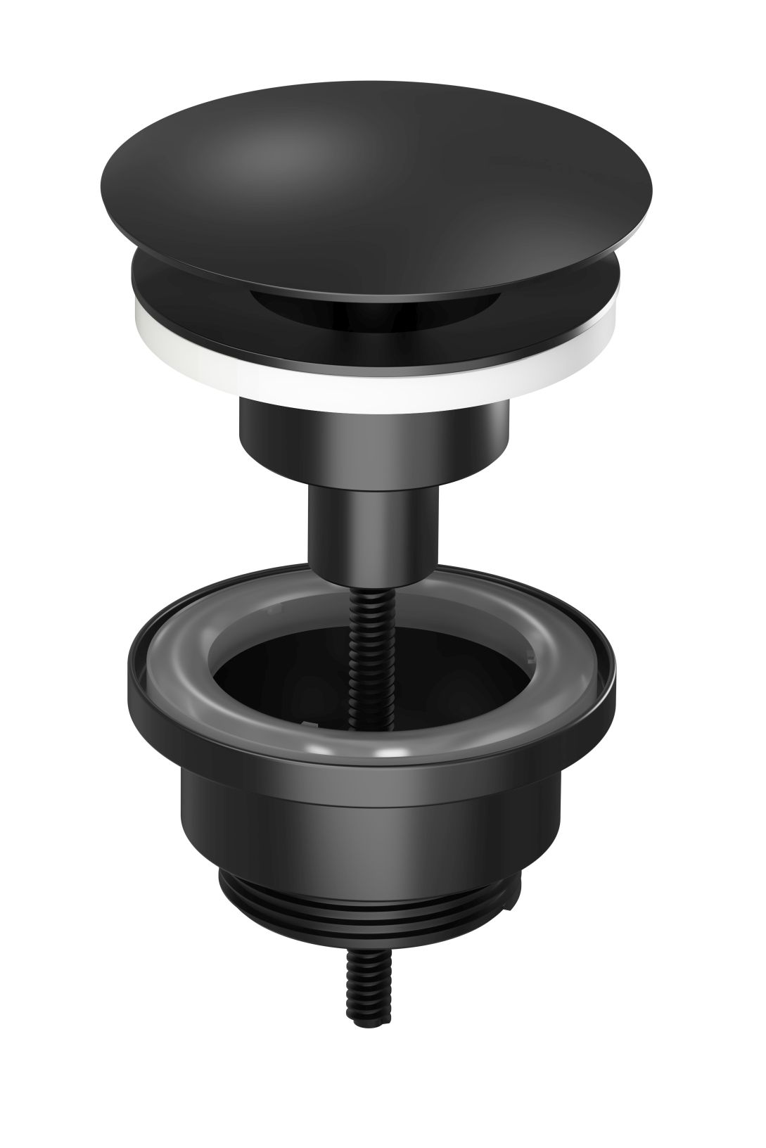 INK Designplug always open 9902036 Mat zwart