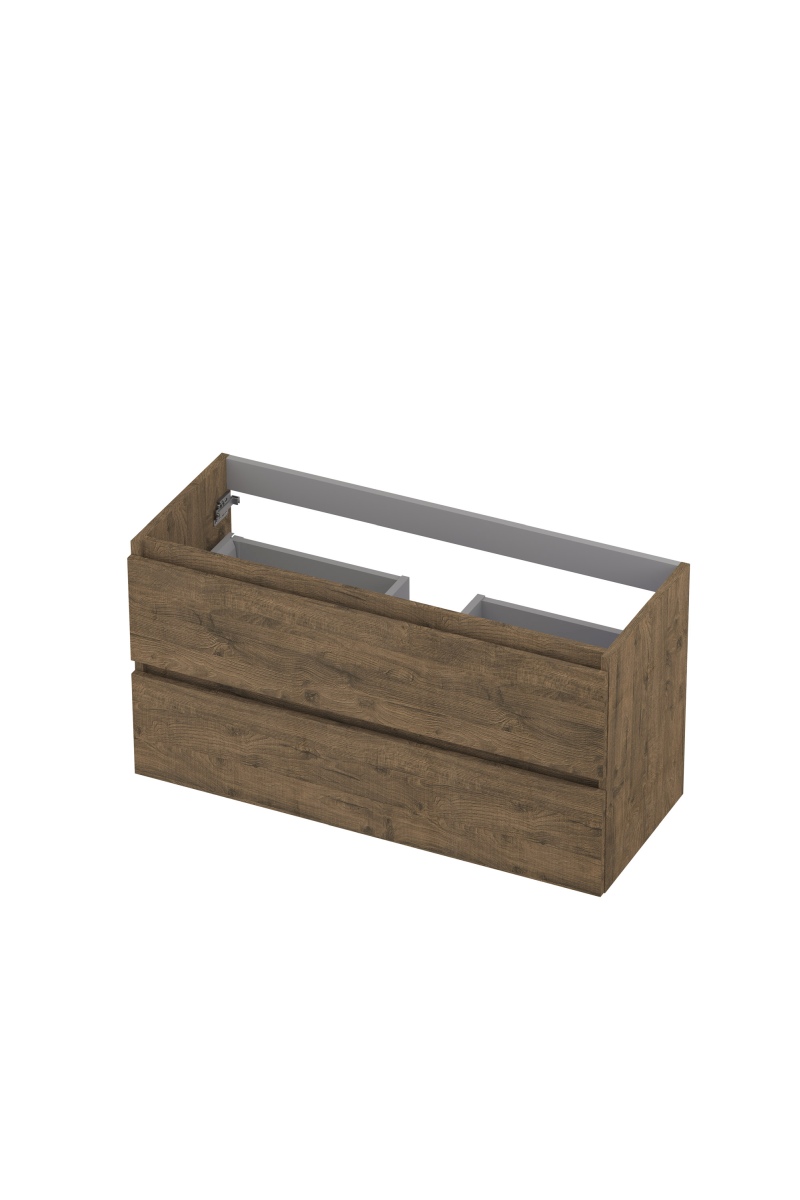 INK onderk. 2 laden greepl. met houten keerlijst 1257023 Naturel eiken H520xB1000xD400