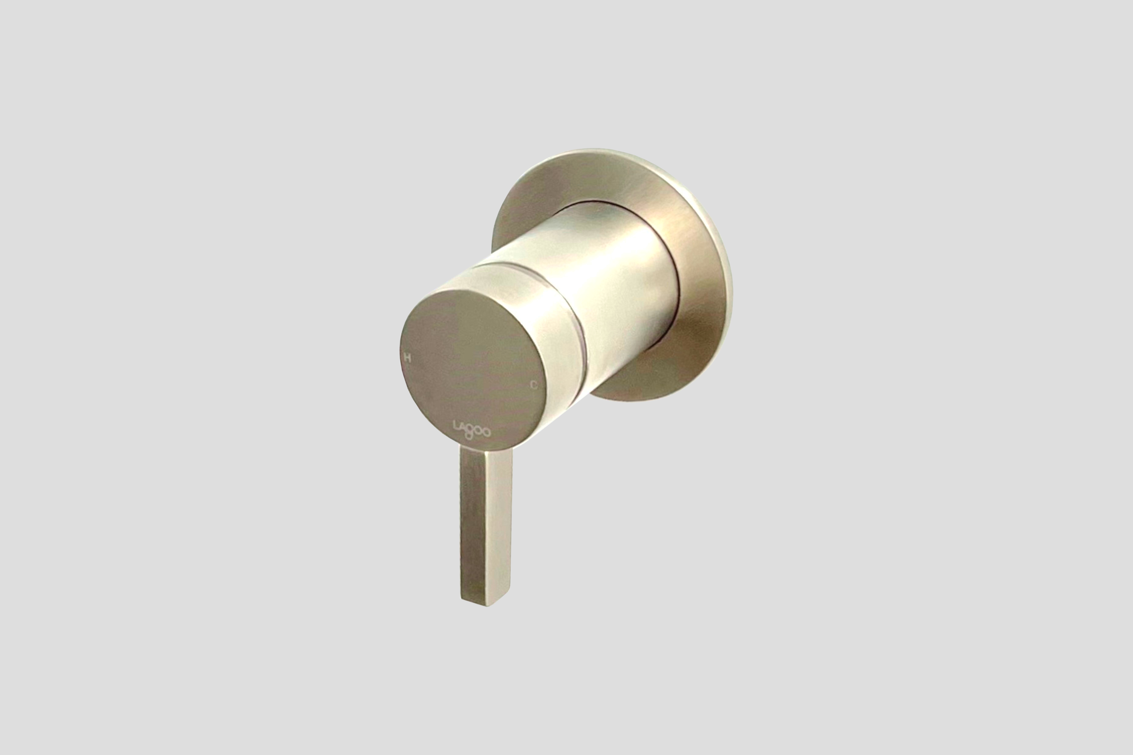 Lagoo Como Inbouw douche-/badmengkraan CM2210PG Brushed Champagne PVD