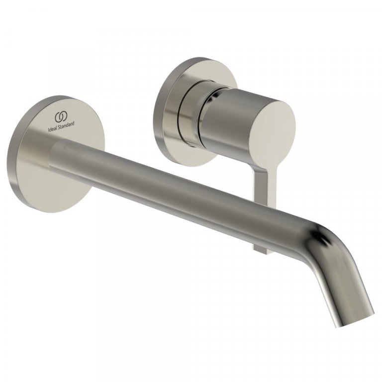 IS Joy wandmengkraan uitloop 22cm 2 opbouwdelen A7379GN Silver Storm