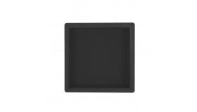 Inbouwnis 30x30x7cm mat zwart 33.2180