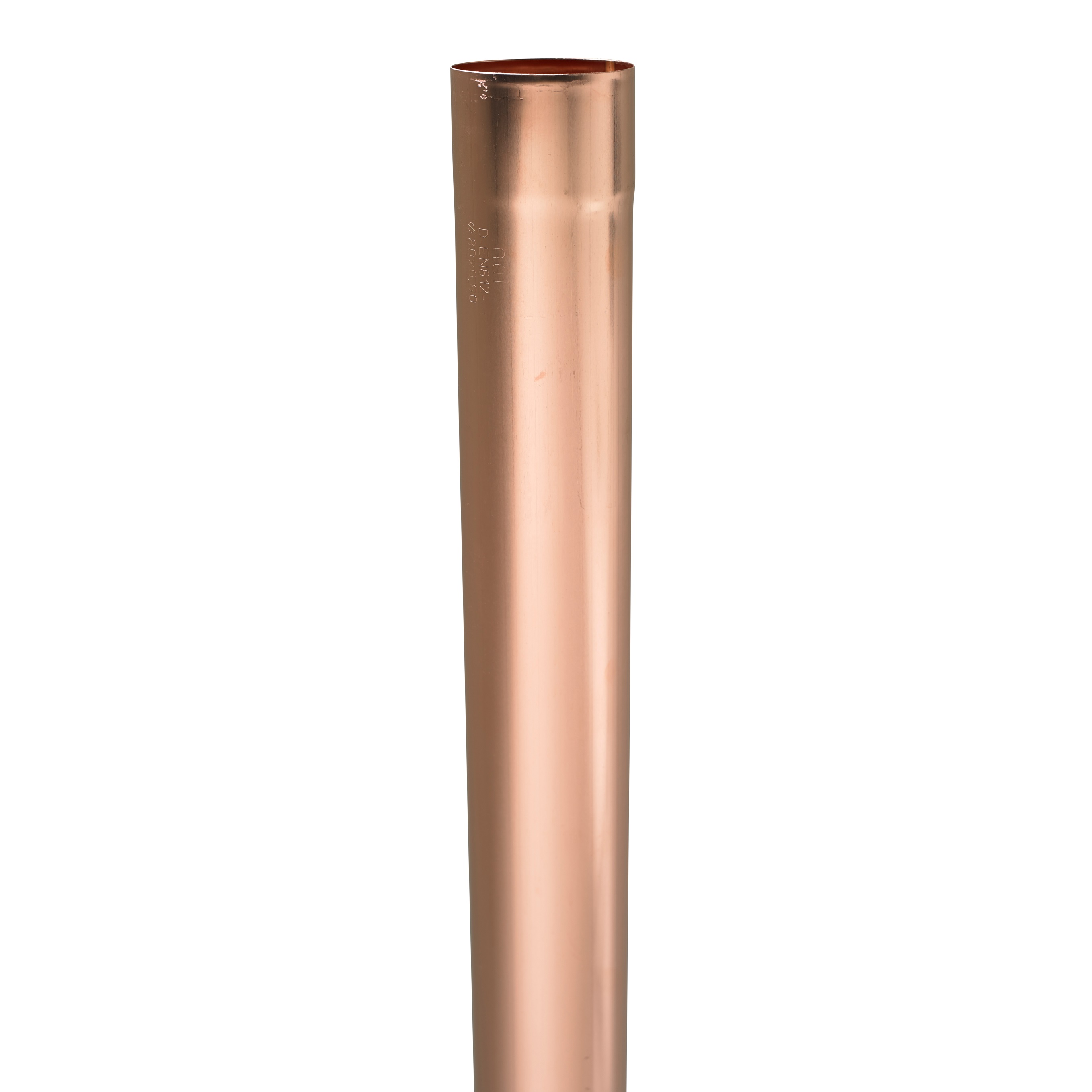 Mtr. Koperen buis 100 x 3000 x 0.60mm