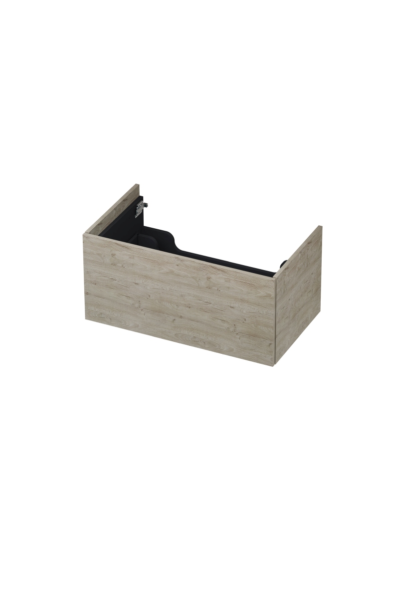 INK onderkast 1 lade push 2 open 1259618 Greige eiken H376xB800xD450