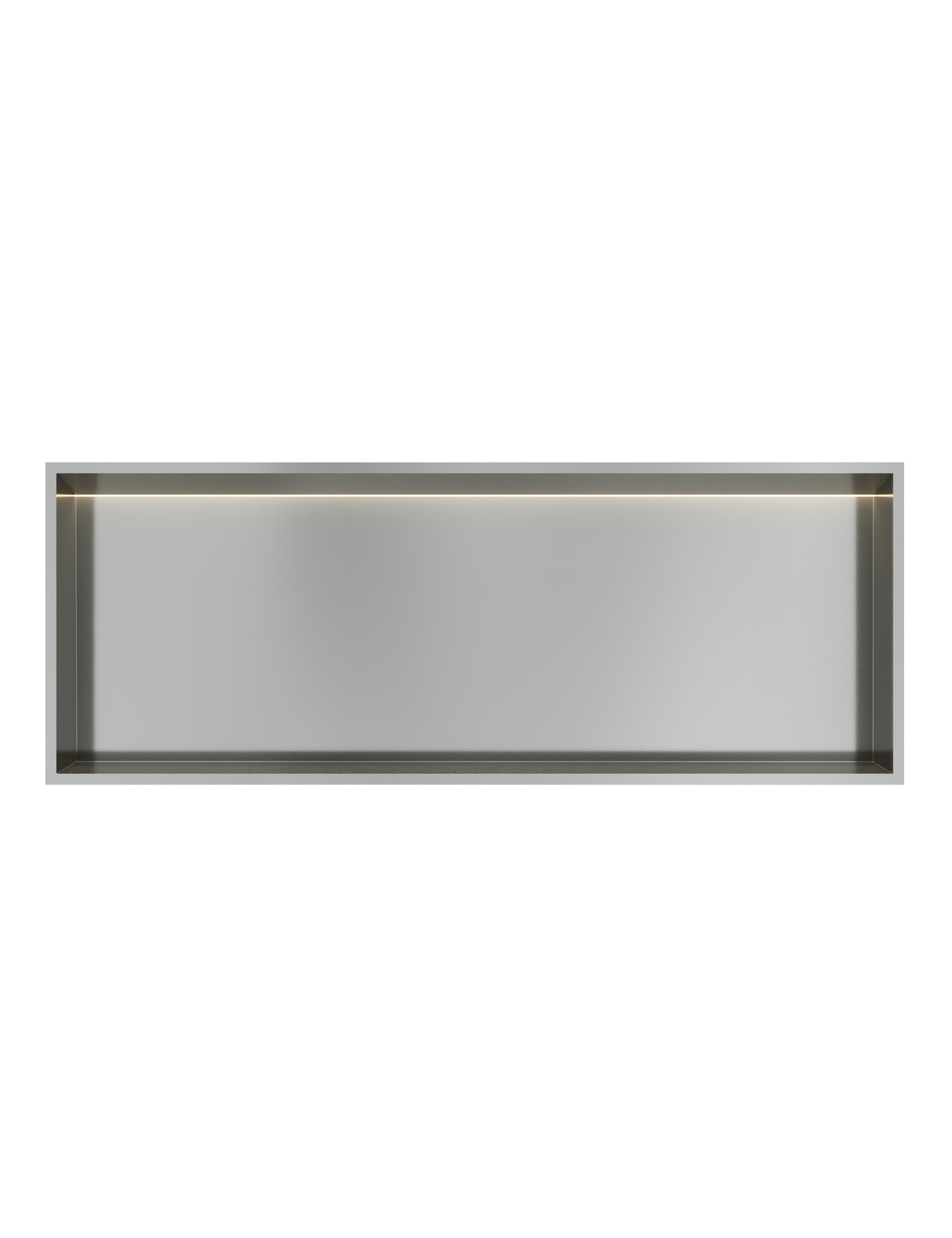 Hotbath More inbouwbox of inbouwnis 30x80x10cm with LED IP44 BOX080LIX RVS 316