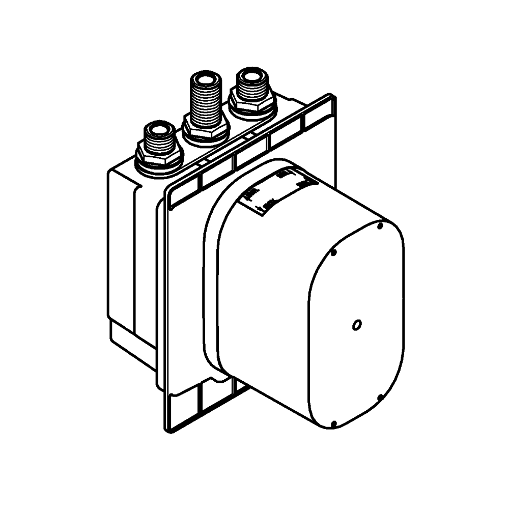 Grohe Eurosmart Cosmopolitan E special inbouwbox therm. 6 V 36456 36458000