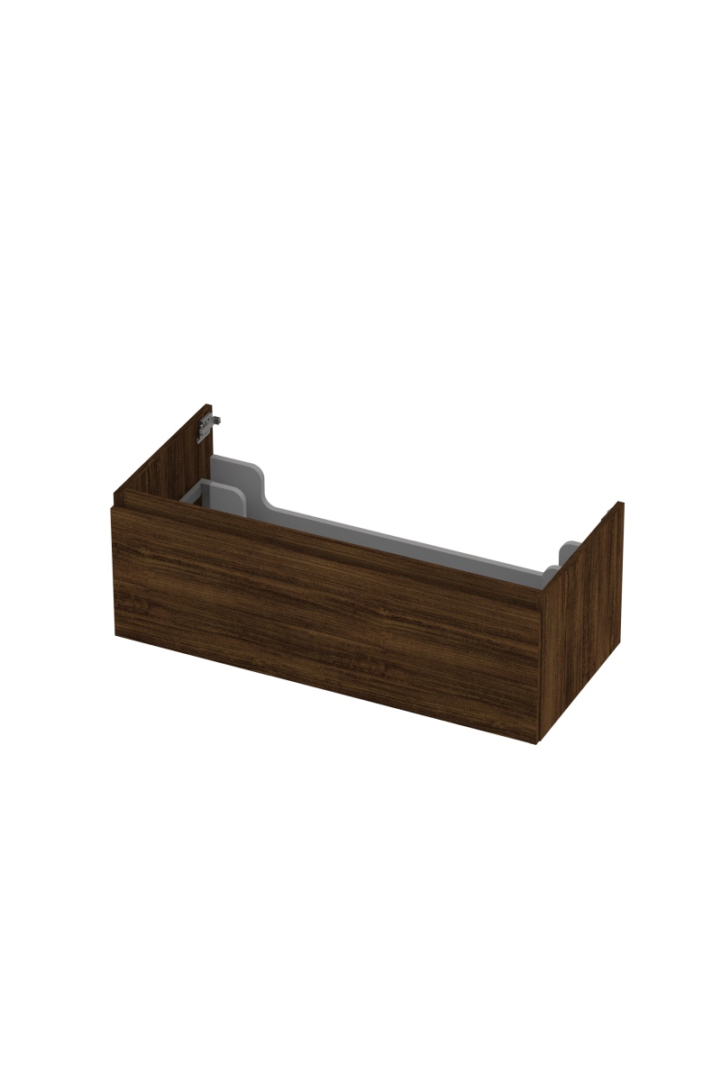 INK onderk. 1 lade greepl. met houten keerlijst 1257550 Koper eiken H350xB1000xD450