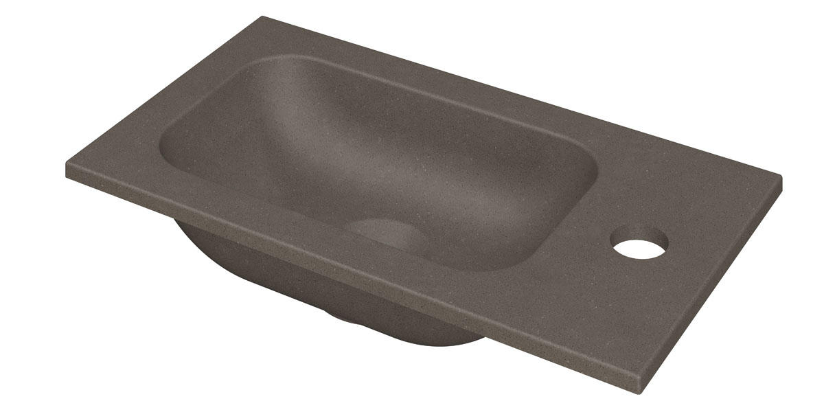 INK Enter Fontein quartz m. krgt. universeel H10xB400xD220 Quartz beton / 3404364