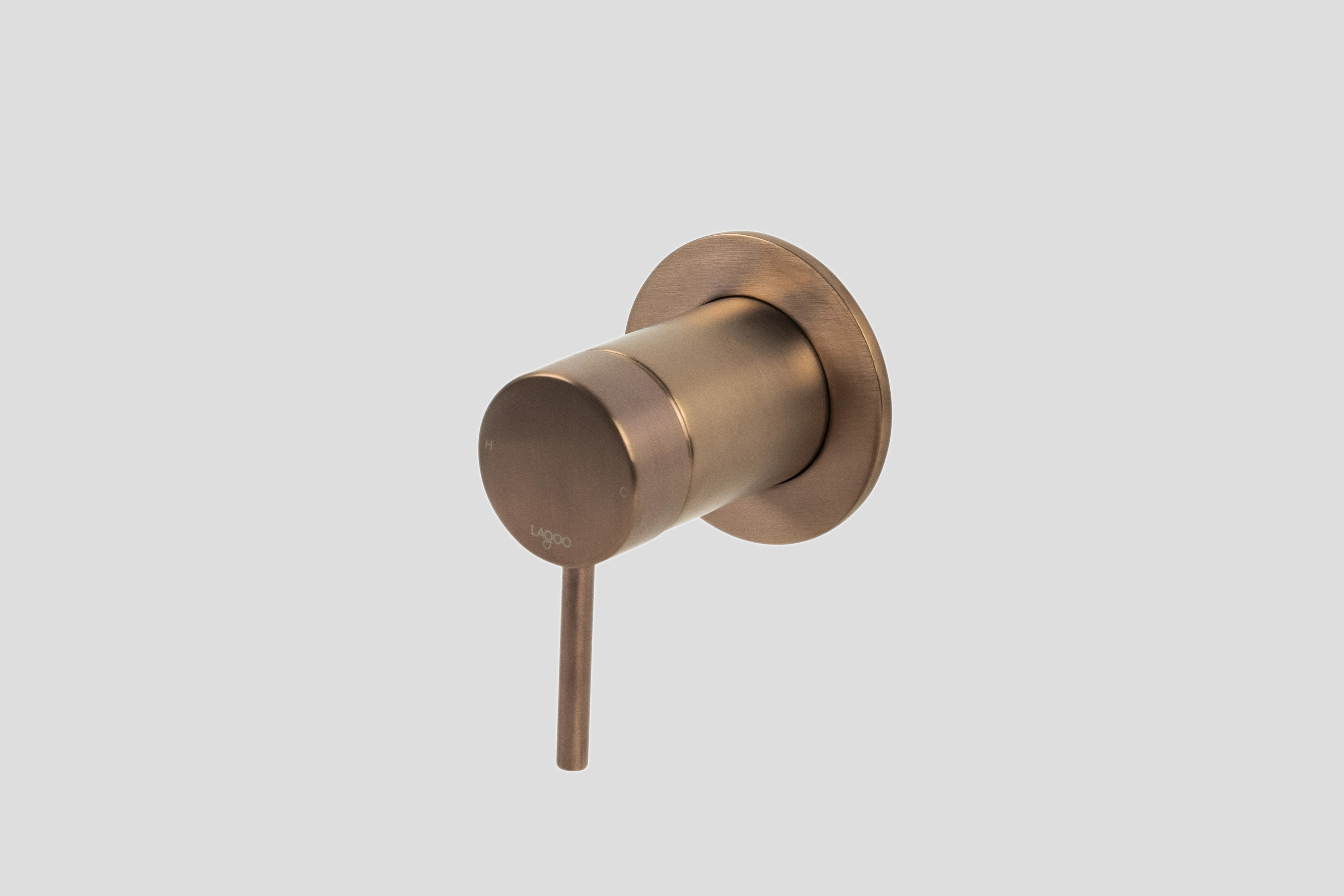 Lagoo Garda inbouw douchemengkraan afb.deel G2210BK Brushed Copper PVD