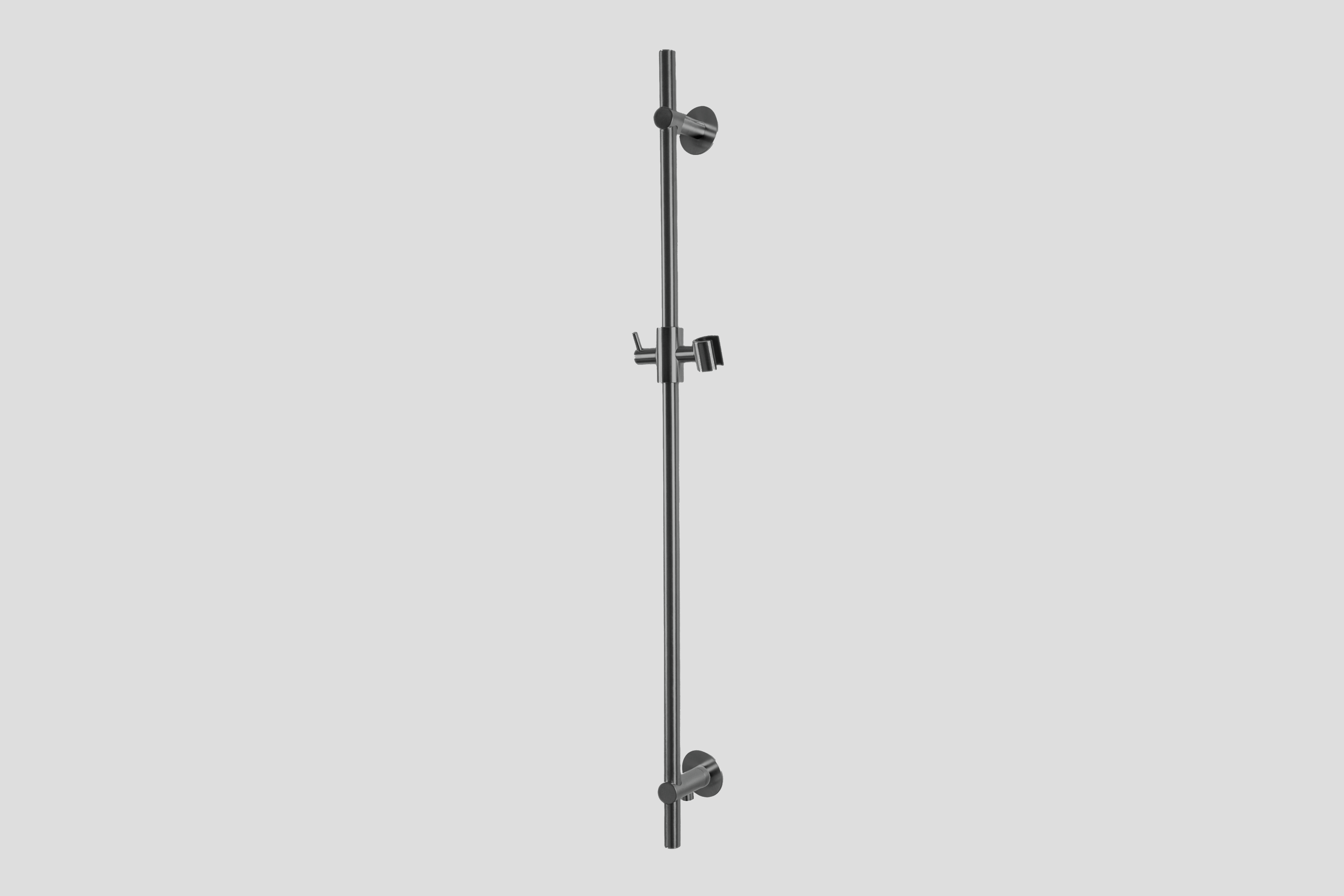 Lagoo Garda Glijstang messing 90 cm m. ge┤ntegreerde wateruitlaat G2130GM Brushed Gun Metal PVD