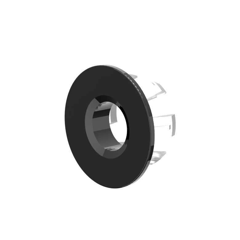IVY Toebehoren Overloopring 6903511 RVS316 gebr. carbon black PVD