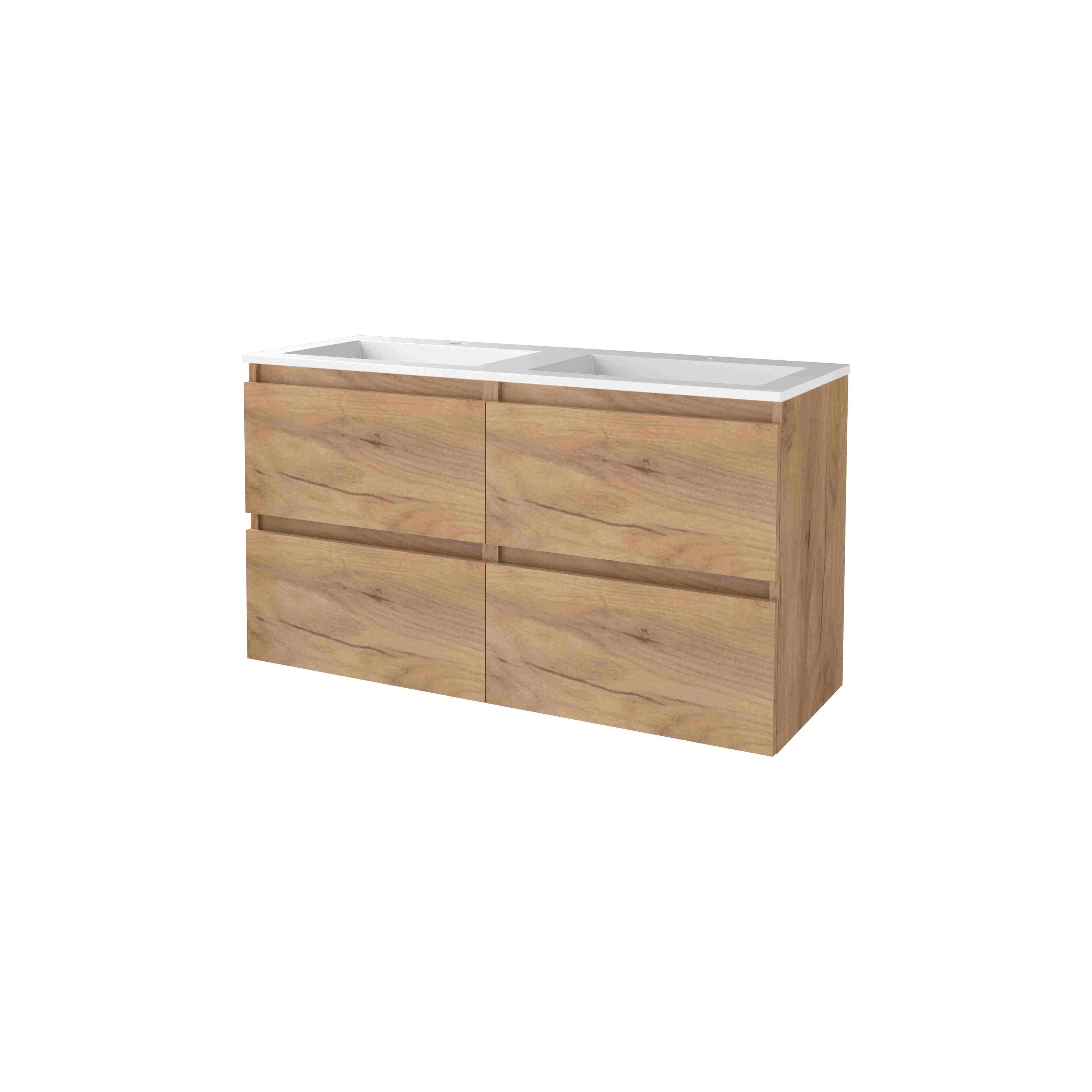 Basic Start 46 set 120x46cm greepl. 4 la Acryl wast. 2 krgt S46GL120A2WO Whisky Oak