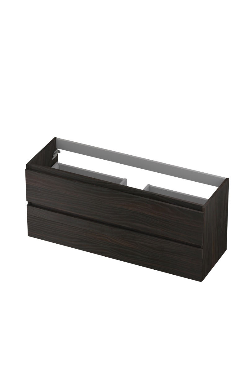 INK onderkast 2 laden gr.loos m. houten keerlijst 1257035 Intens eiken H520xB1200xD400