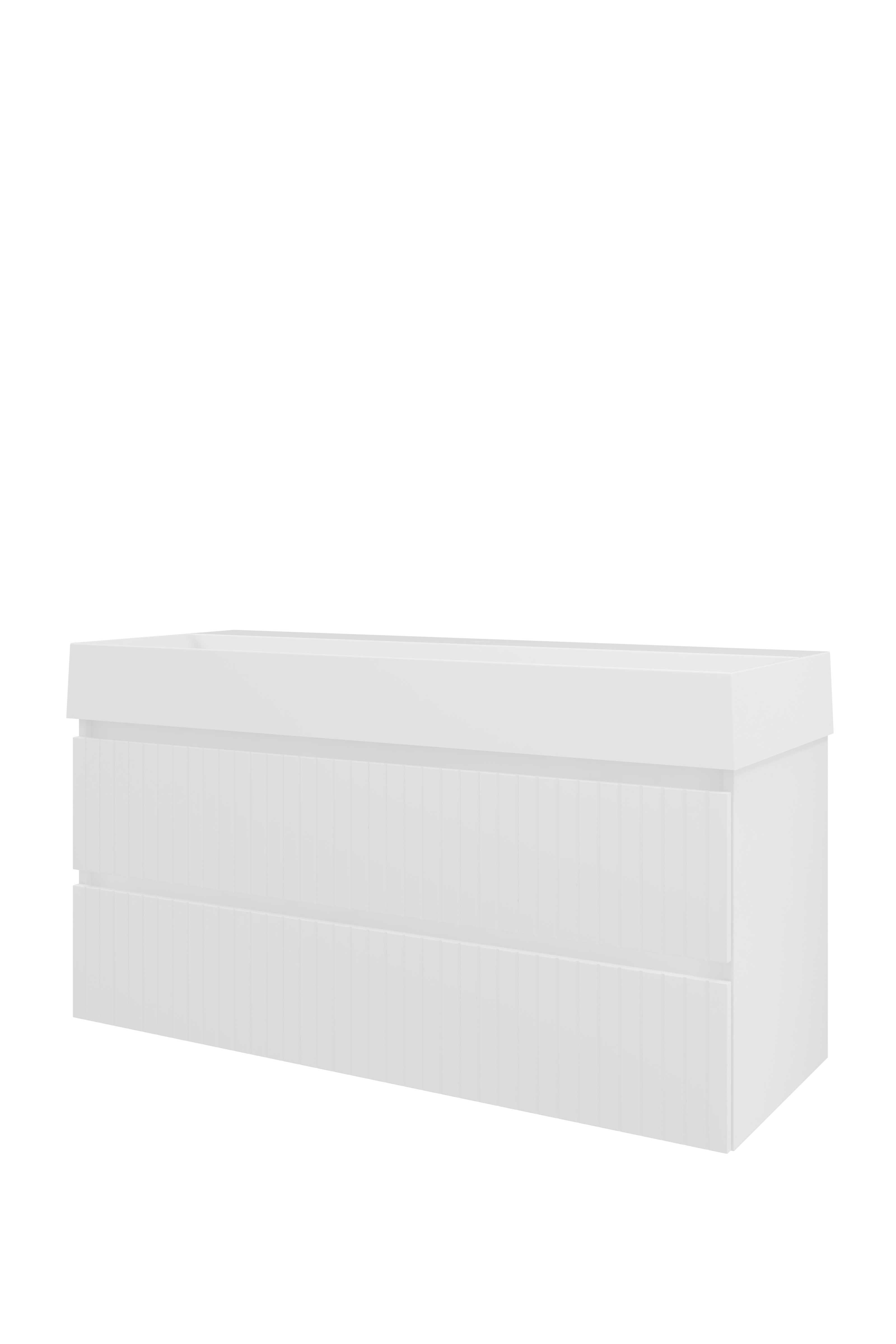 Proline Set porselein Loft wast. met 1 krgt. en onderkast sym. gefr. ZGWD1201MW Mat wit/Glans wit 1200x460x650