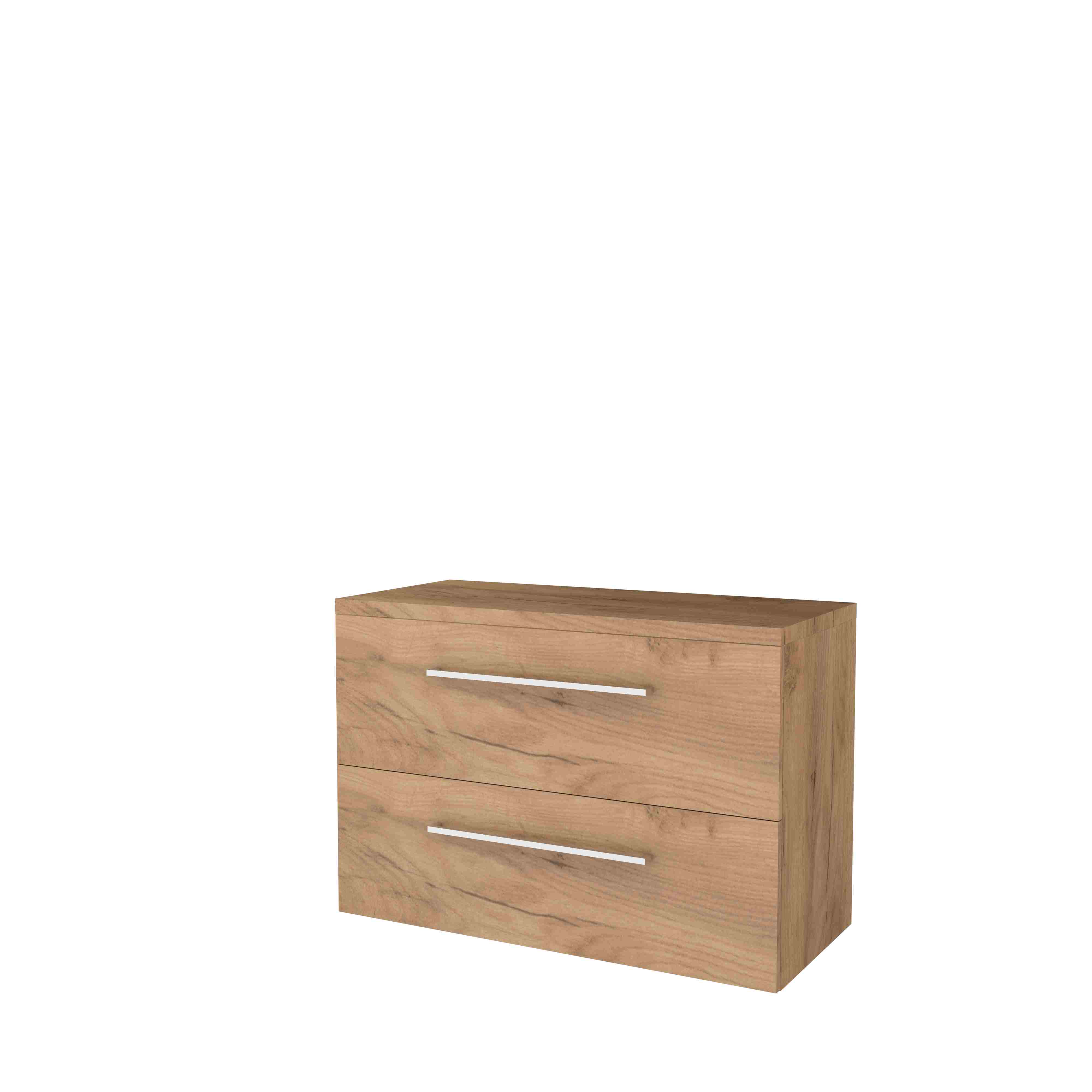Basic Start 46 onderk. m. gr. incl. 2 la + afdekplaat B1000xD460 Whisky Oak / 1813556