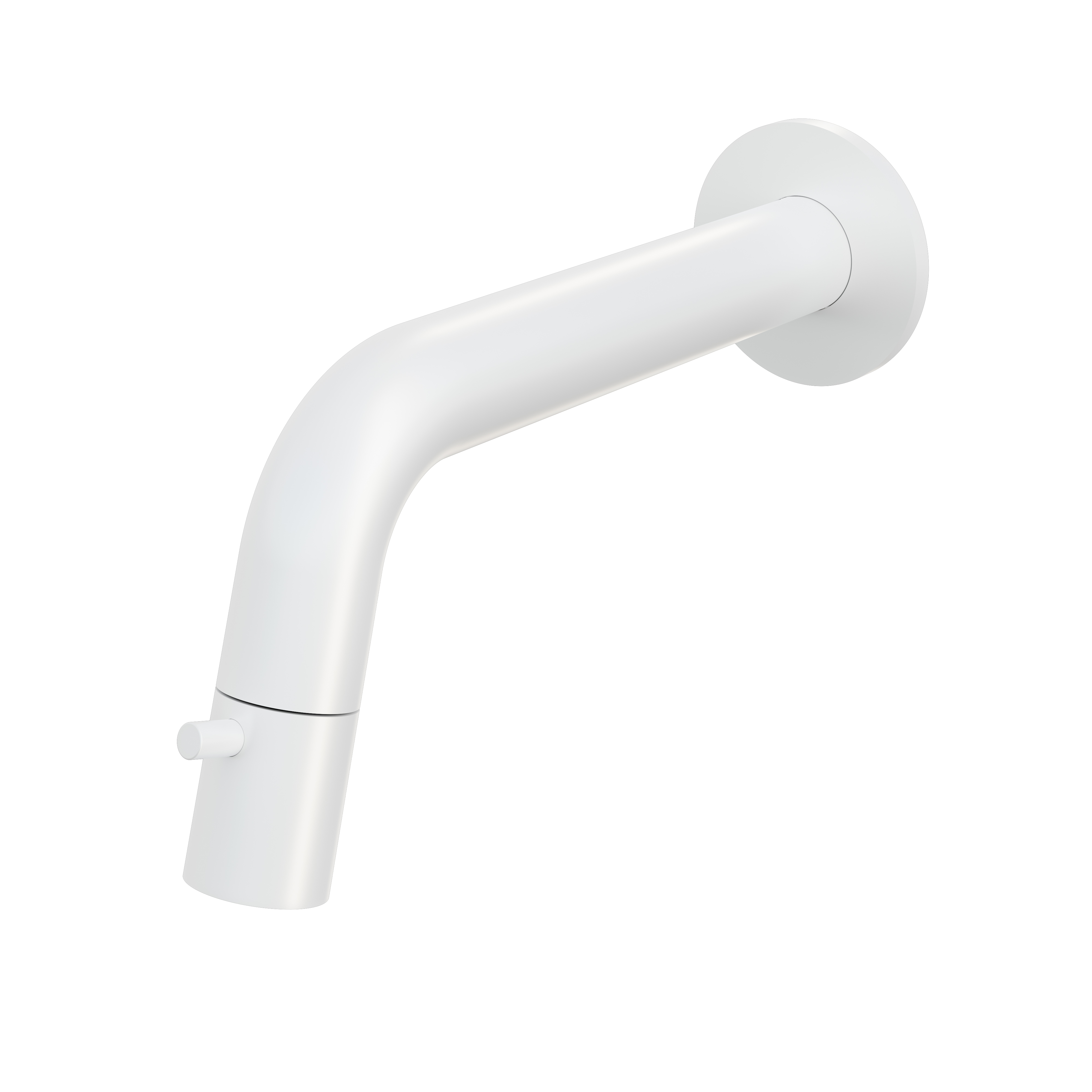 Hotbath Cobber fonteinkraan wand inkortbaar UW001WH Mat wit