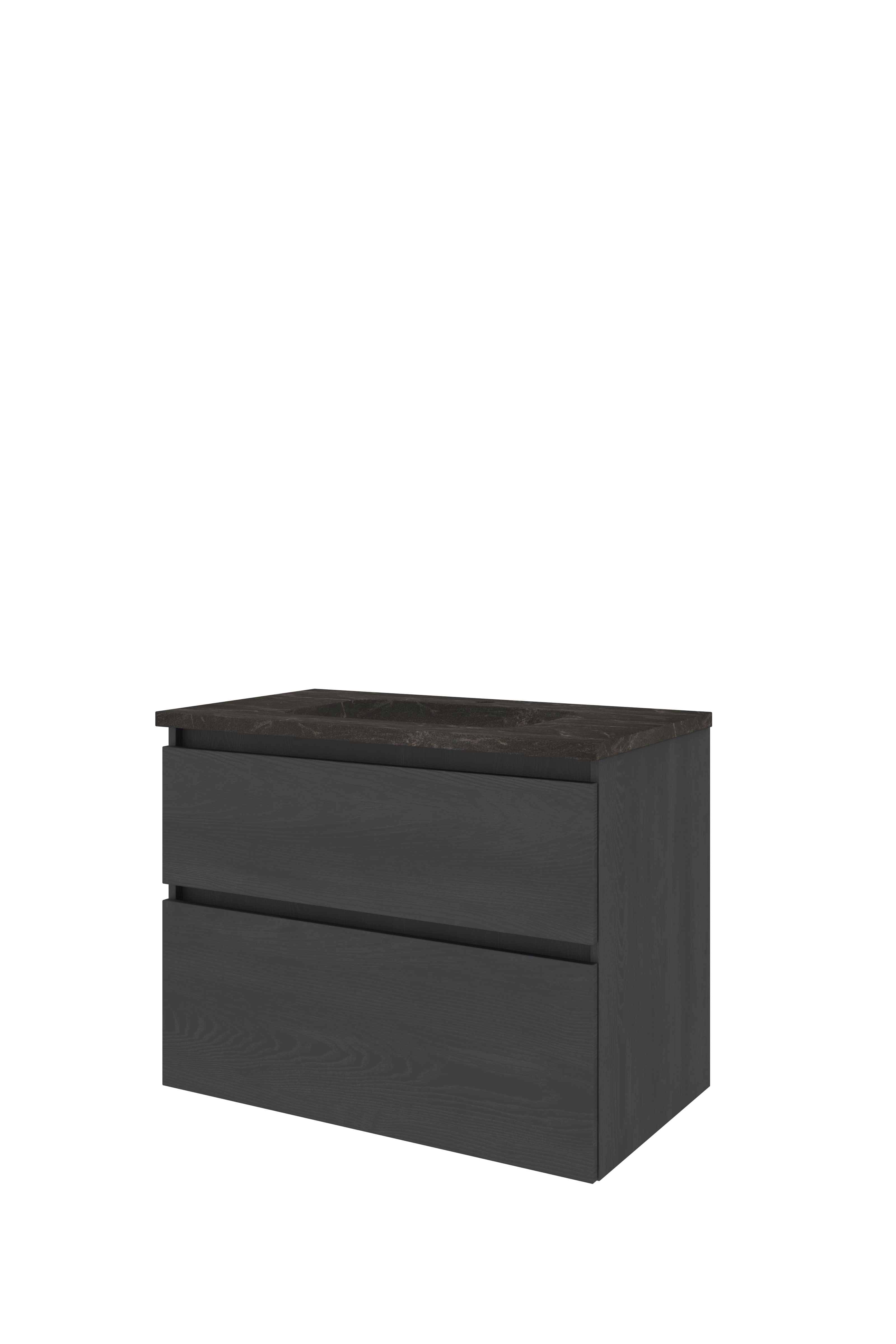 Proline Set hardsteen Elegant wast. met 1 krgt. en onderkast a-sym. RBSC801BO Black oak/Blue stone 800x460x625