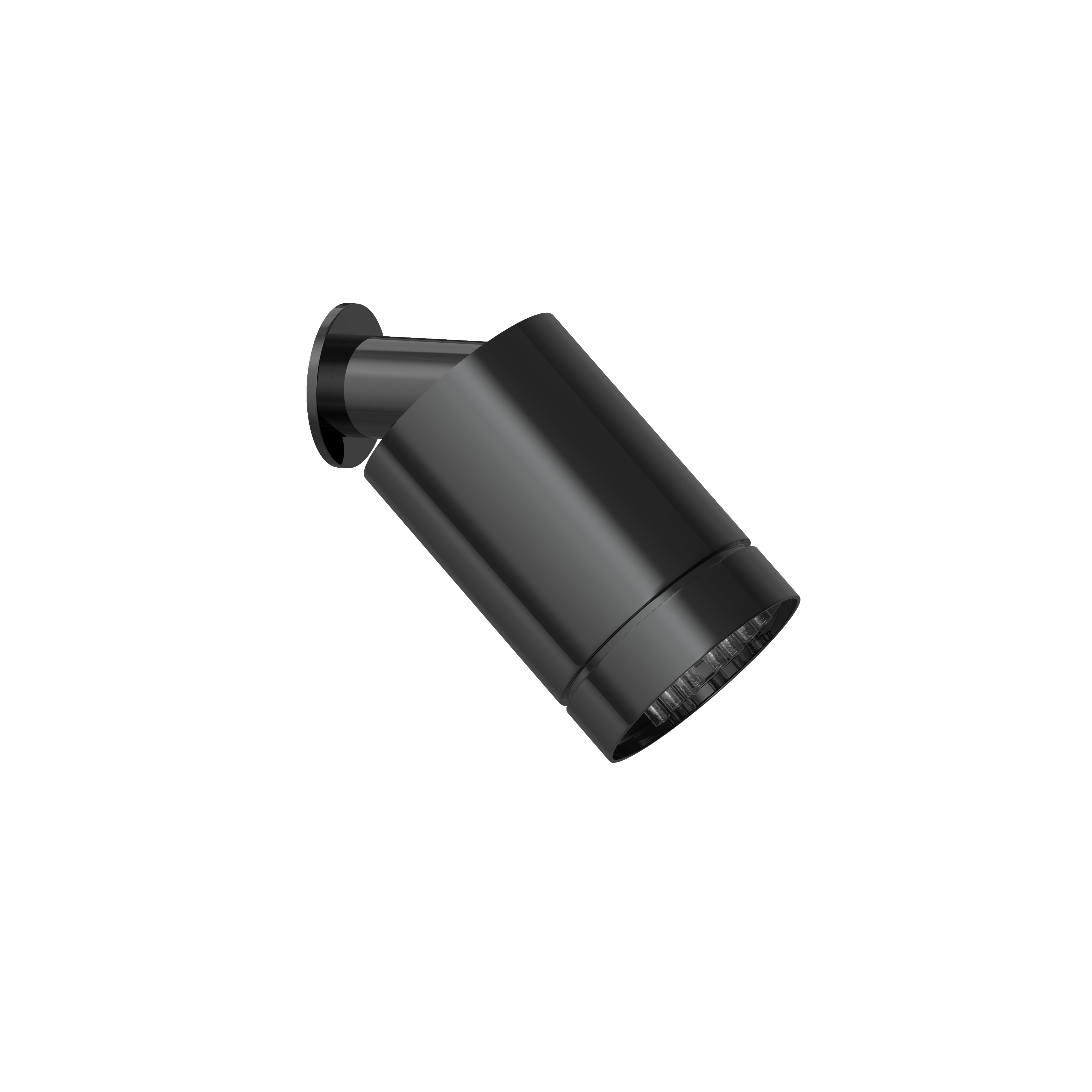Hotbath Cobber Beam 3 standen hoofddouche met muurbevestiging CB470PBP Gepolijst zwart PVD