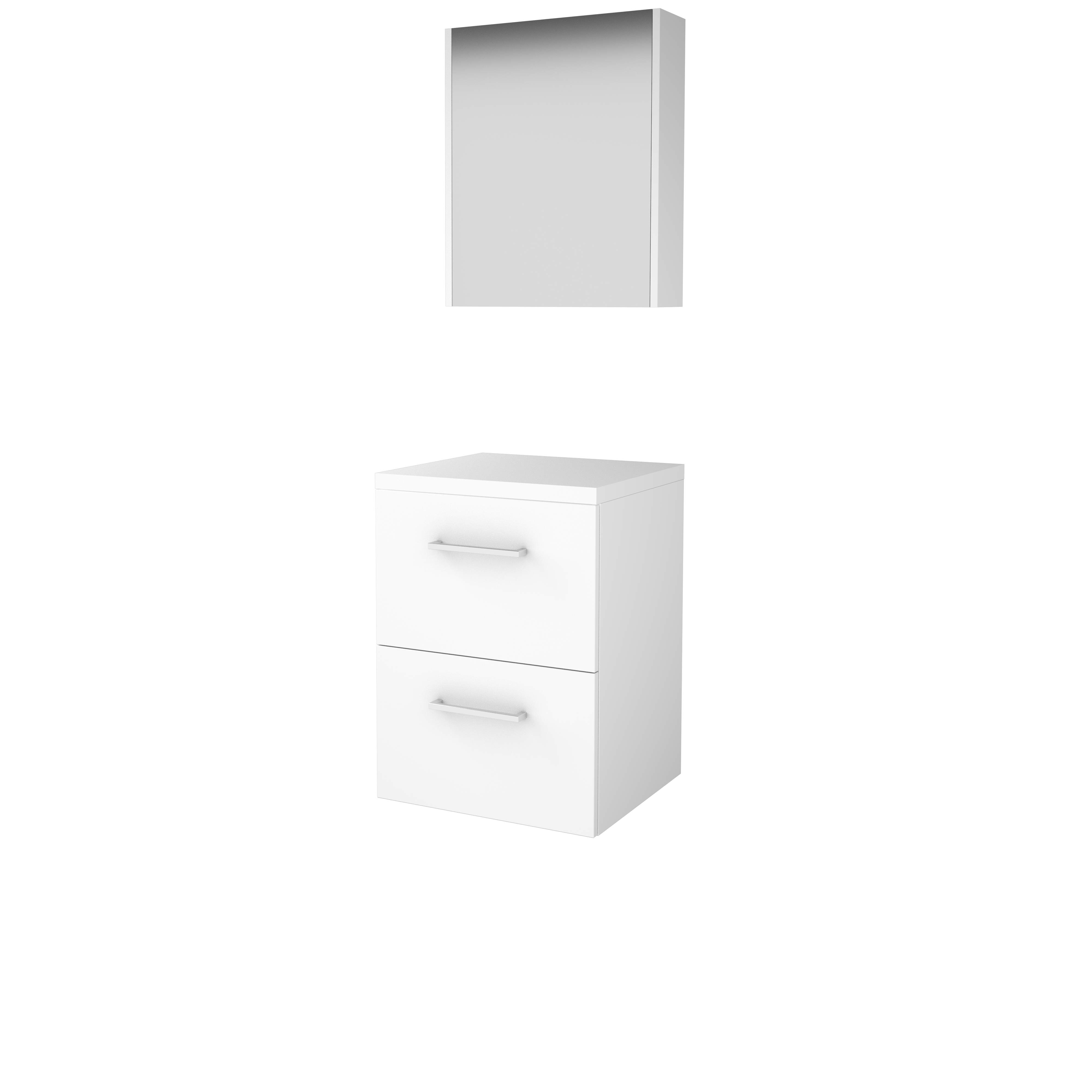 Basic Comfort 46 onderk. m. gr. incl. 2 la + afdekplaat incl. sp.kast B500xD460 Ice White / 1813636