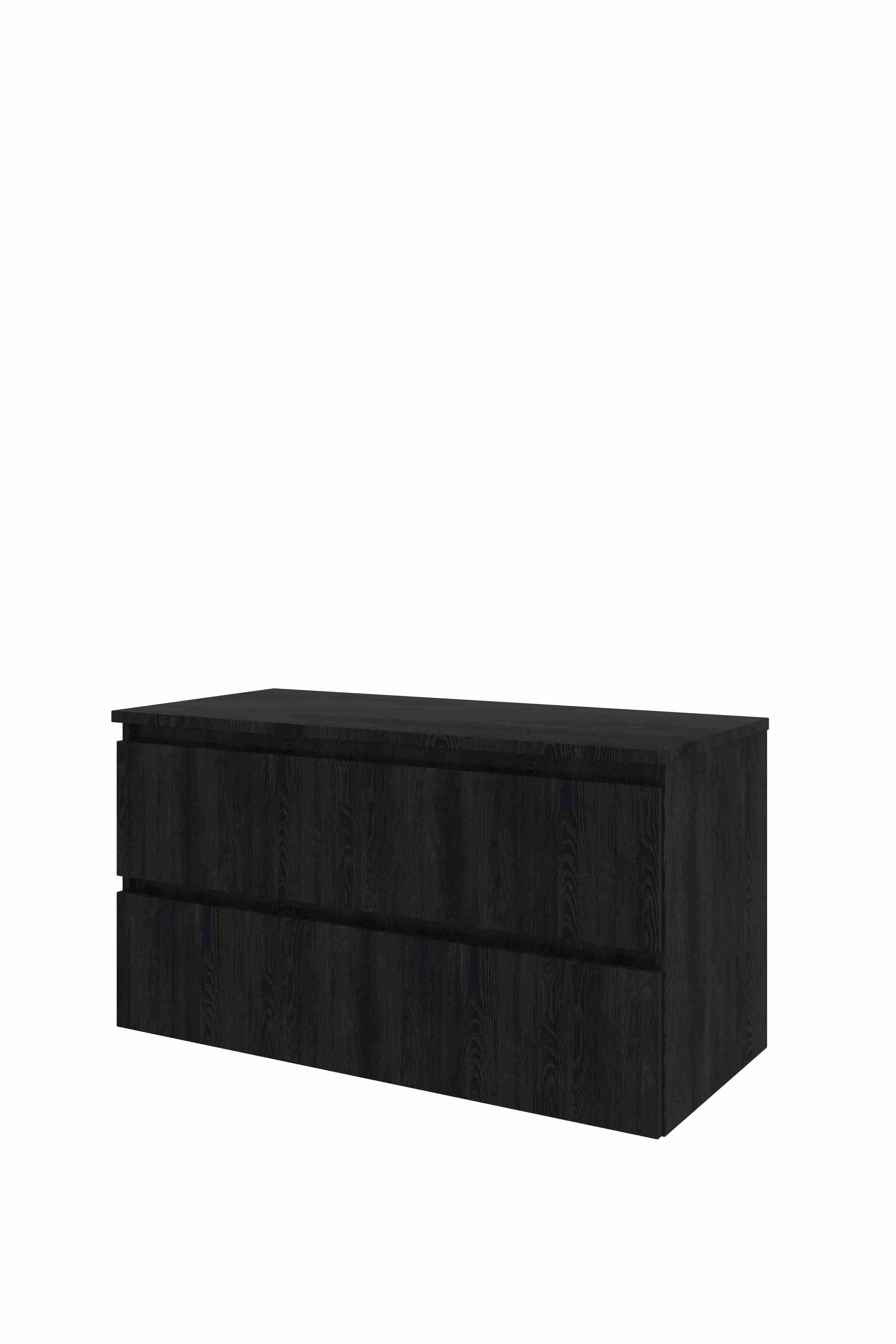 Proline Set Top afdekplaat en onderkast sym. gefr. DCHD100 Charcoal oak 1000x460x552