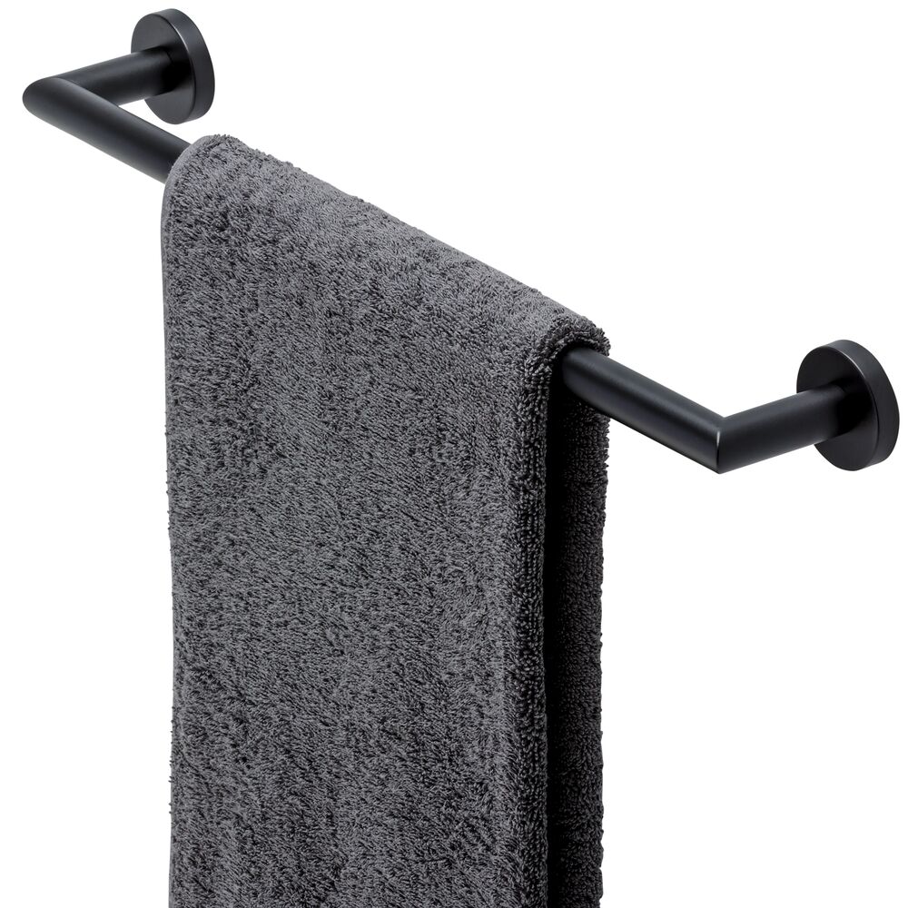 Geesa Nemox Black wandhanddoekhouder 45 cm 916507-06-45