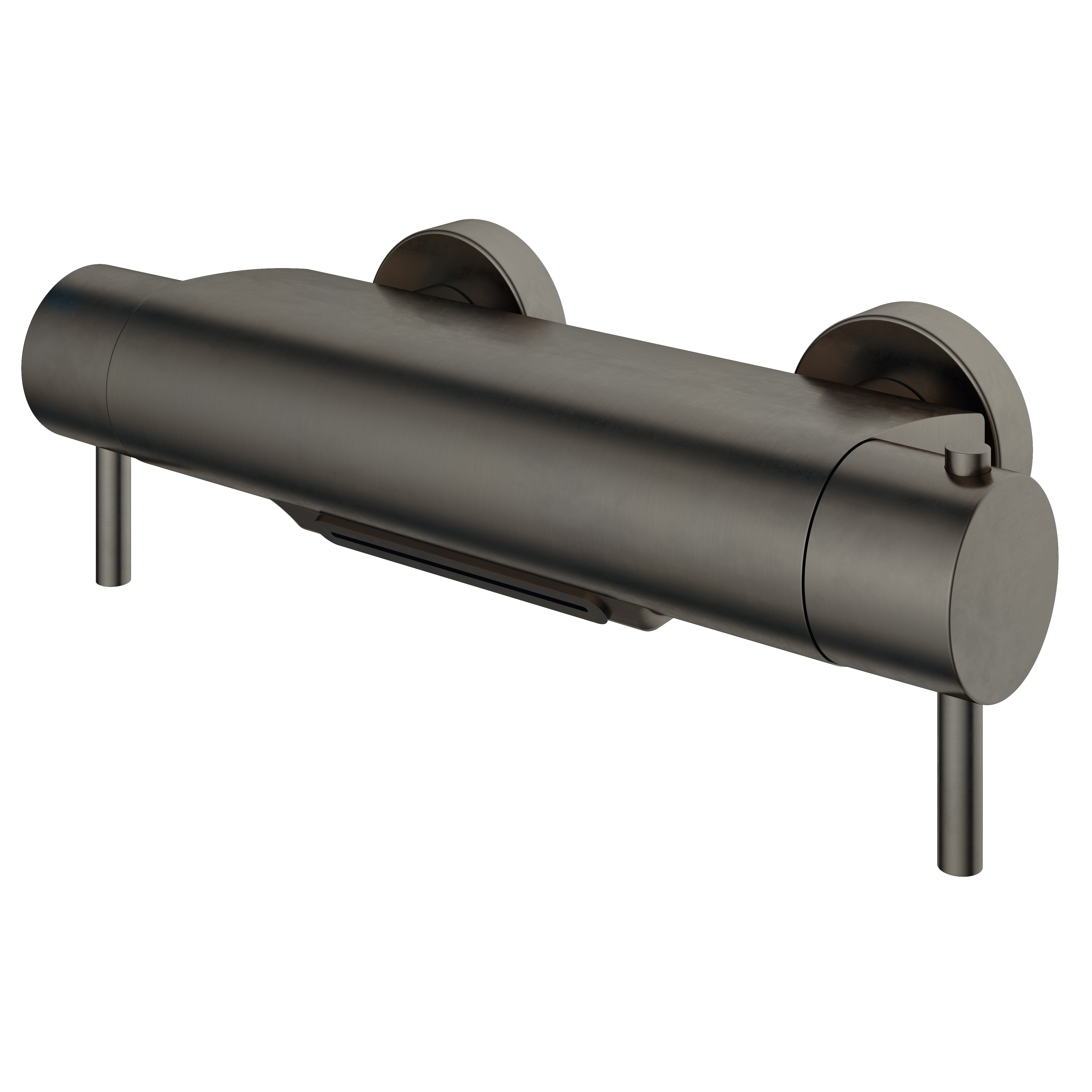 Hotbath Cobber thermostatische badmengkraan met cascade uitloop B021AI Verouderd IJzer