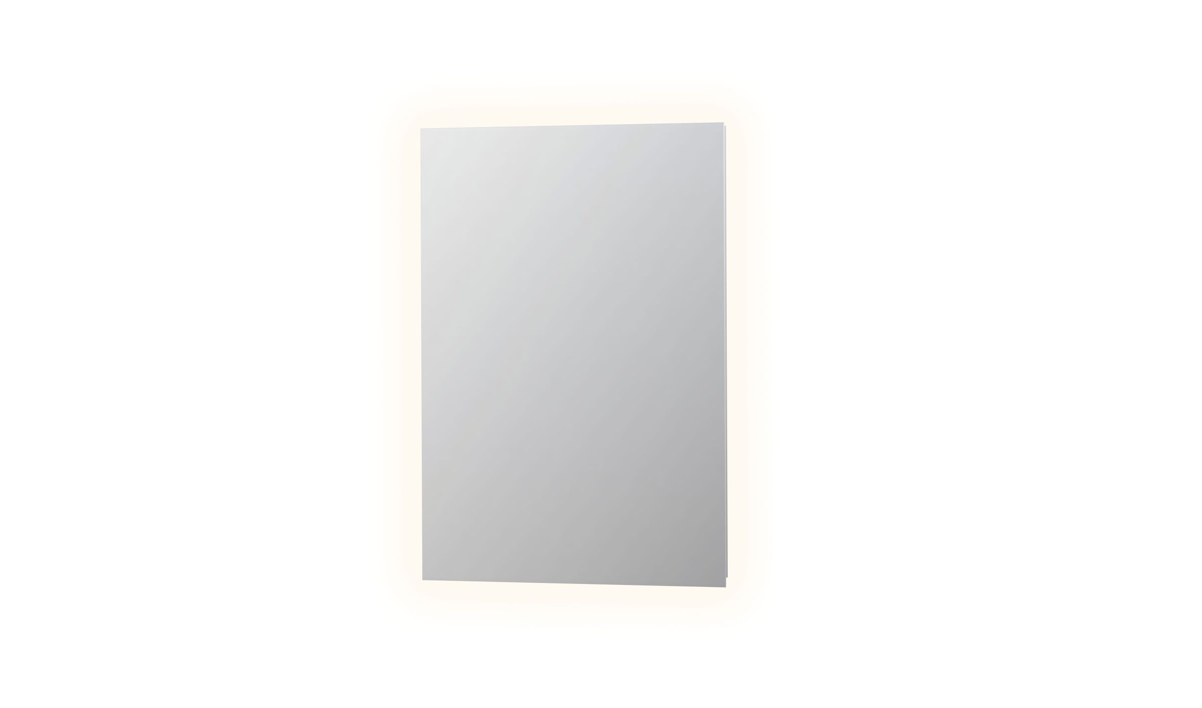 INK SP5 spiegel op alu frame incl. ind. led verl. rondom en sensorschak. 8408800 Alu H800xB600xD40