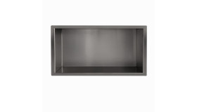 Inbouwnis 30x60x10cm gunmetal 33.4269