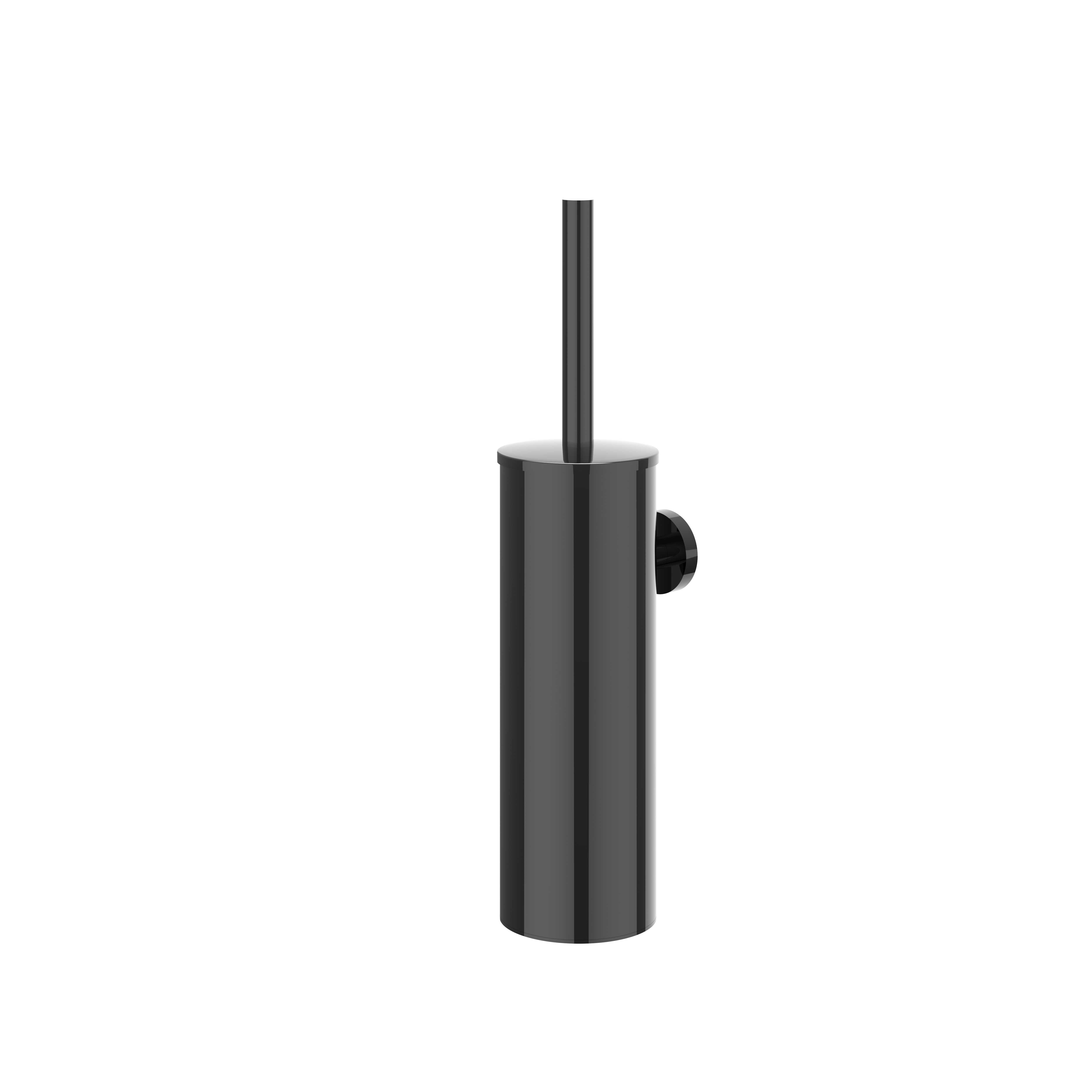 IVY Toiletborstelgarnituur wandmodel 6500657 Zwart chroom PVD