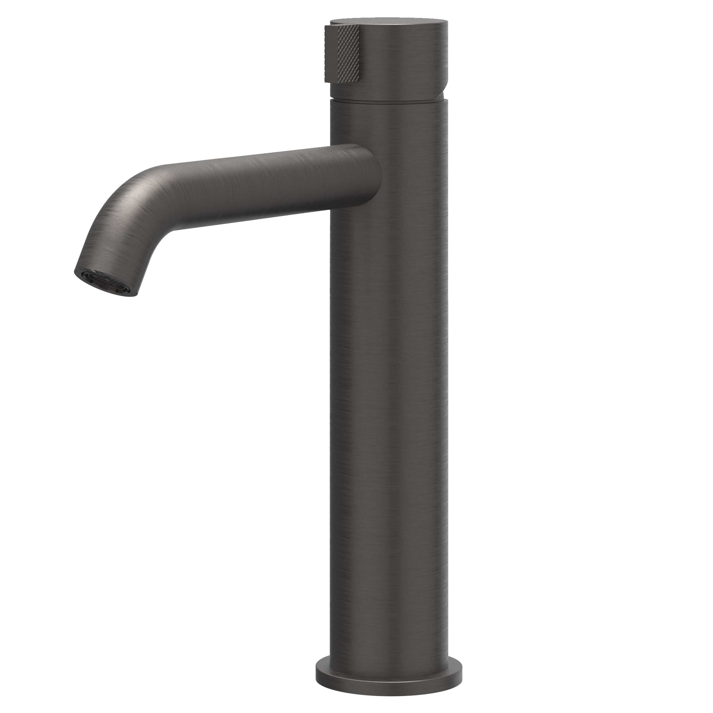 IVY Tribe Eenhendel wastafelmengkraan opbouw model M coldstart 6100414 RVS316 gebr. carbon black PVD