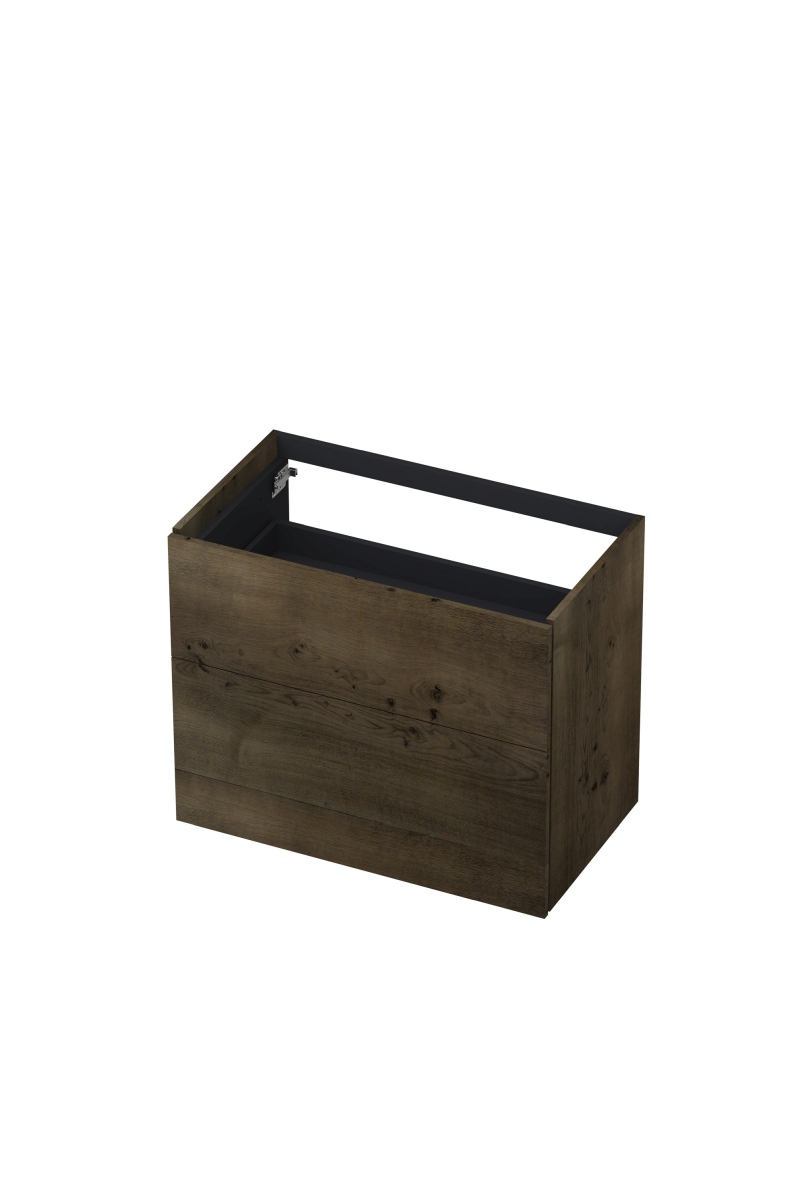 INK P2O onderkast 2 laden push to 1259029 Fineer Charcoal H650xB800xD450