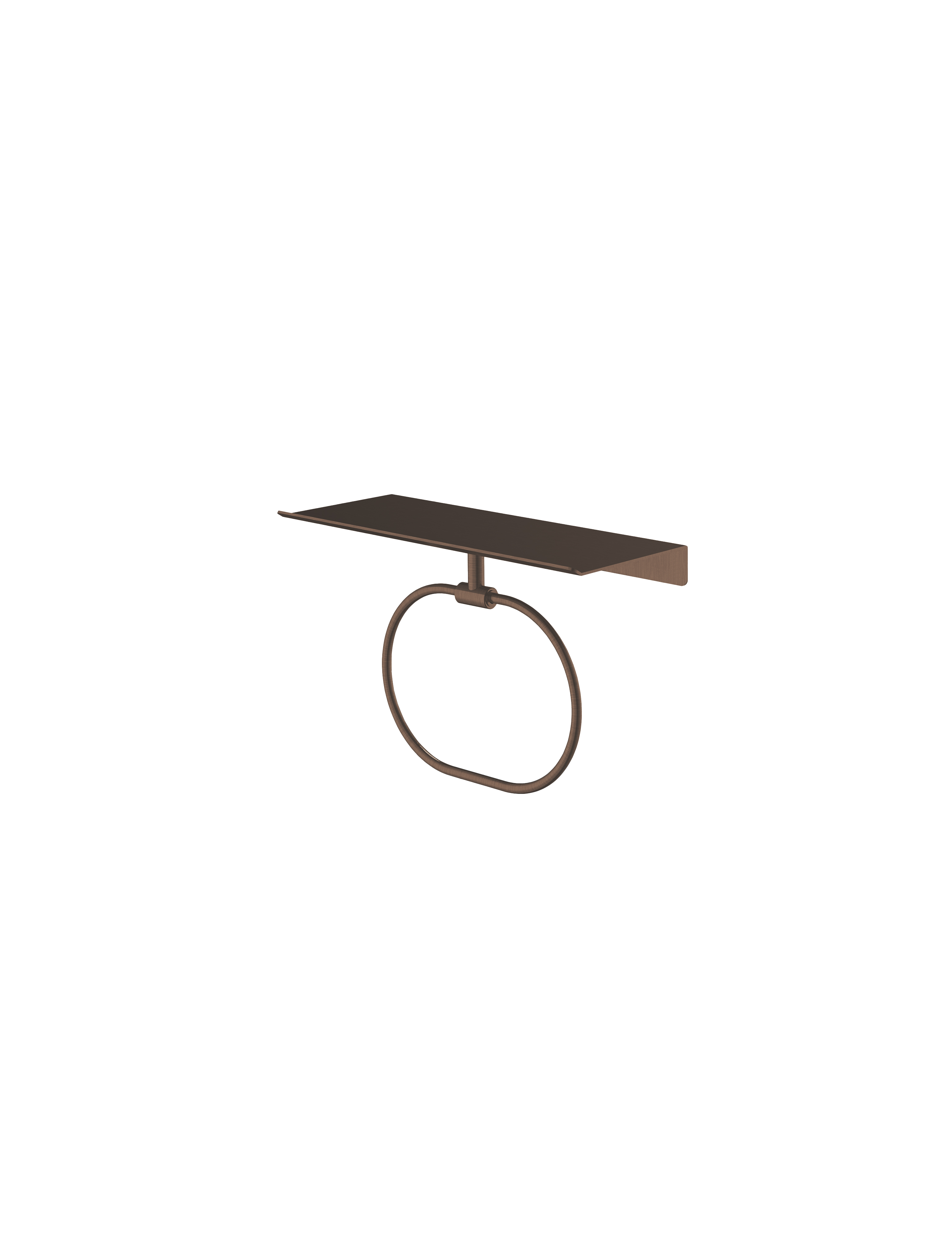 Hotbath More handdoekring voor planchet serie SHA08TB Tuscan bronze