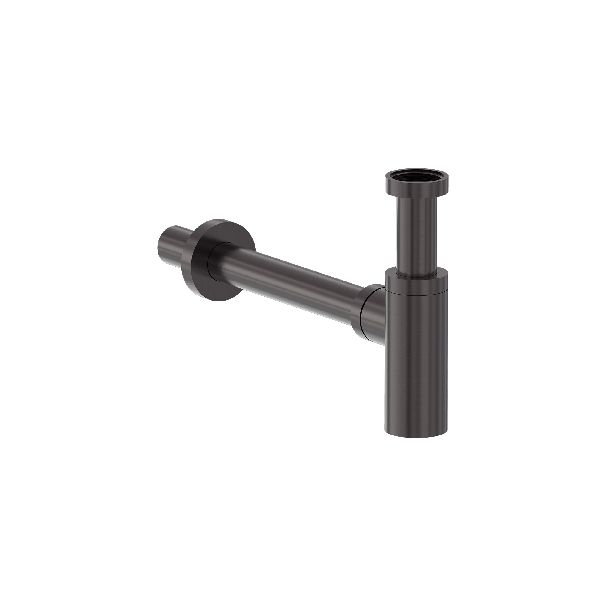 MAY Designsifon 6804656 Geborsteld carbon black PVD