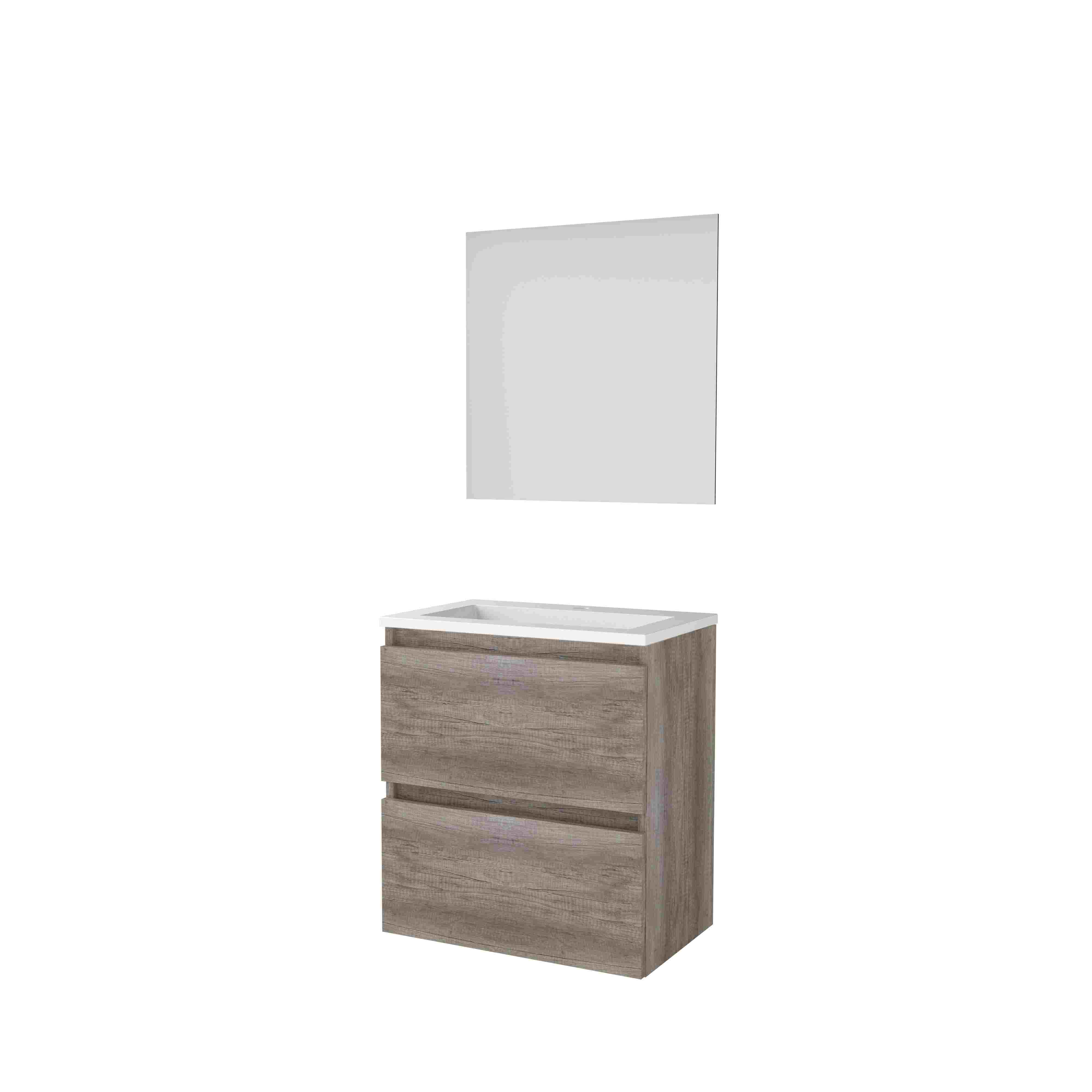Basic Ultimate 39 onderk. GL incl. 2 la + Acryl wast. incl. 1 krgt. incl. spg. m. LED ind. o+b B600xD390 Scotch Oak / 1813785