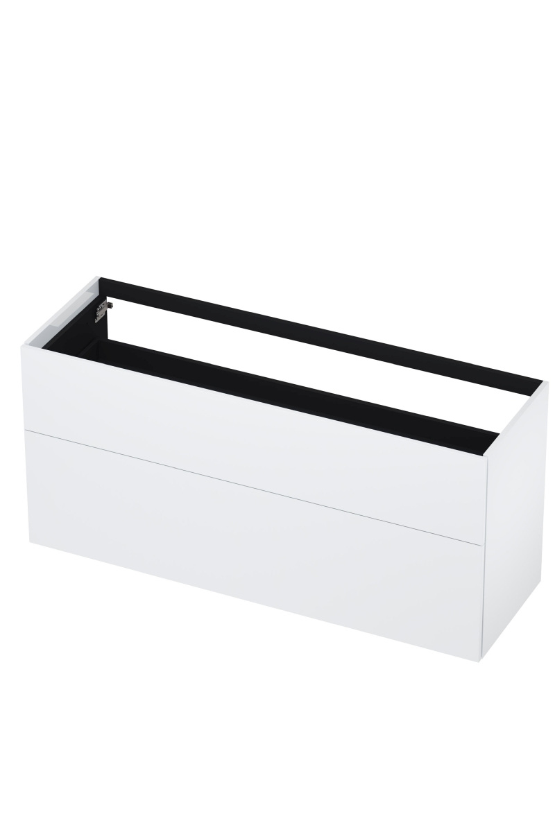 INK onderk. 2 laden push to open 65cm gelakt 1259304 Hglans wit H650xB1400xD450