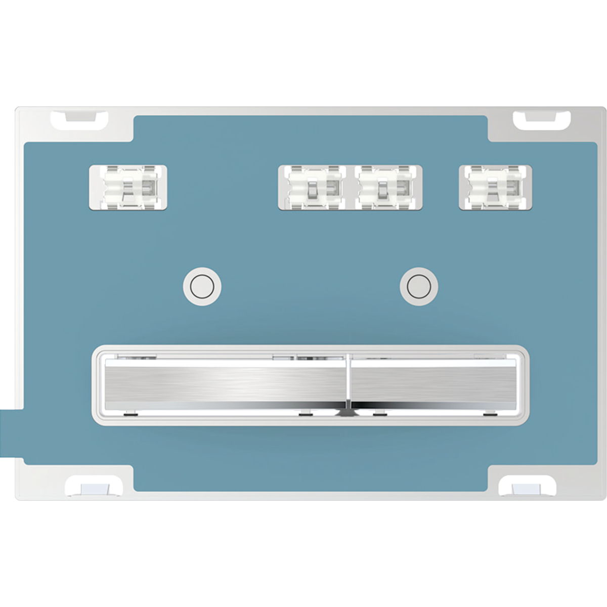Geberit Sigma50 bedieningsplaat 2- toets square klantspecifiek 115.788.00.2