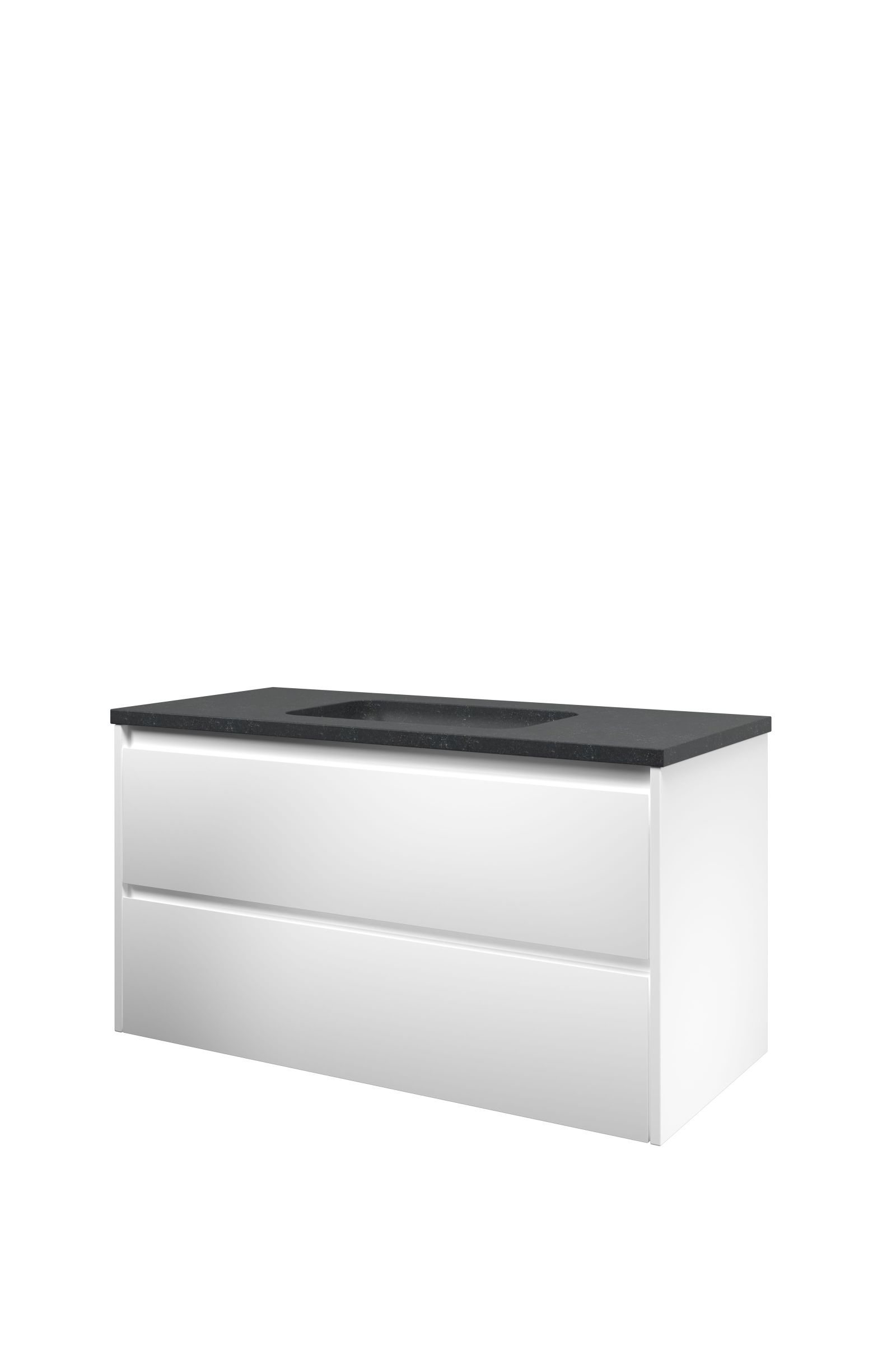 Proline set hardsteen Elegant wast. z. krgt. en onderk. sym. RBSB100M0MW Mat wit/Blue stone H545xB1000xD460