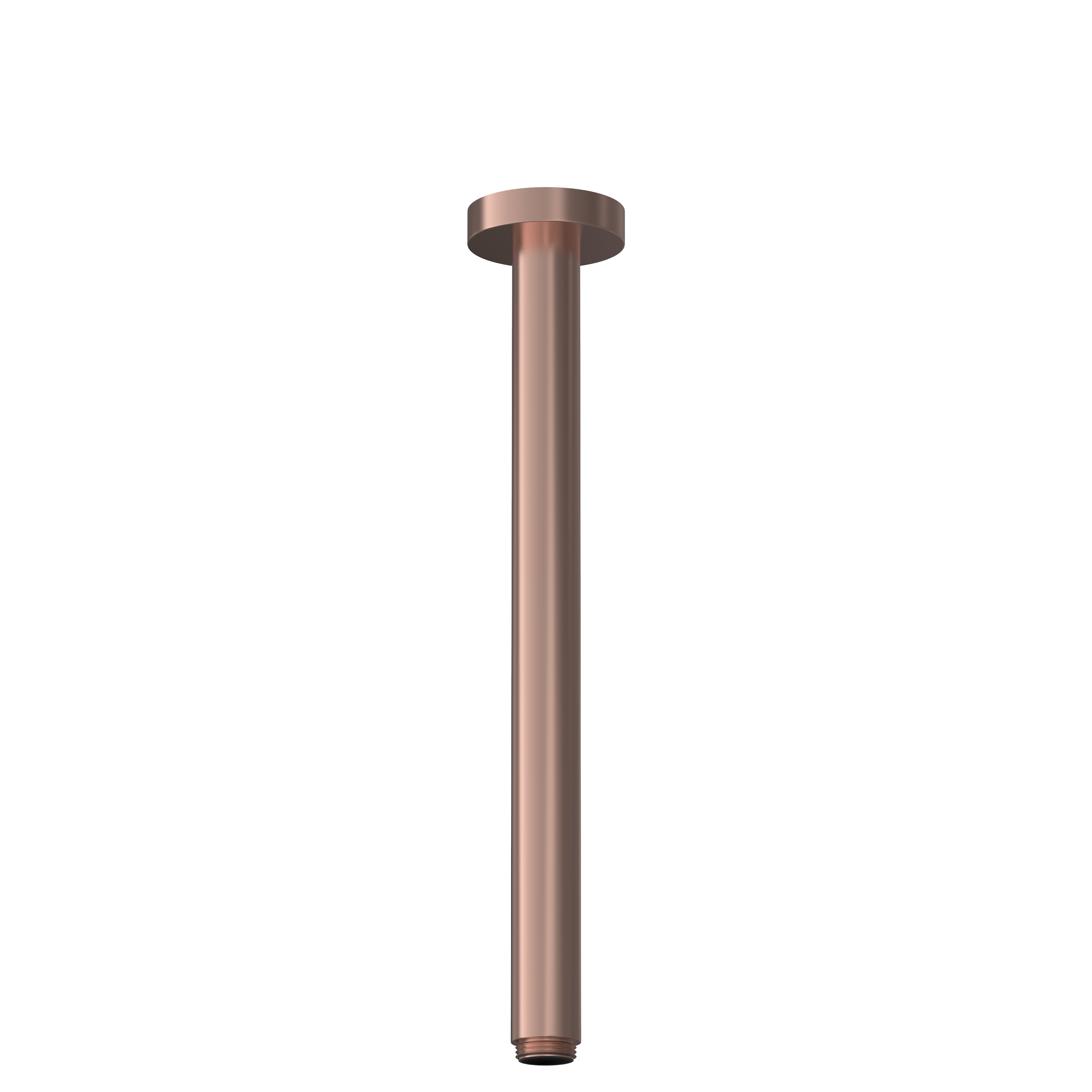 Hotbath Mate plafondbuis rond 30 cm M453BCP Geborsteld koper PVD