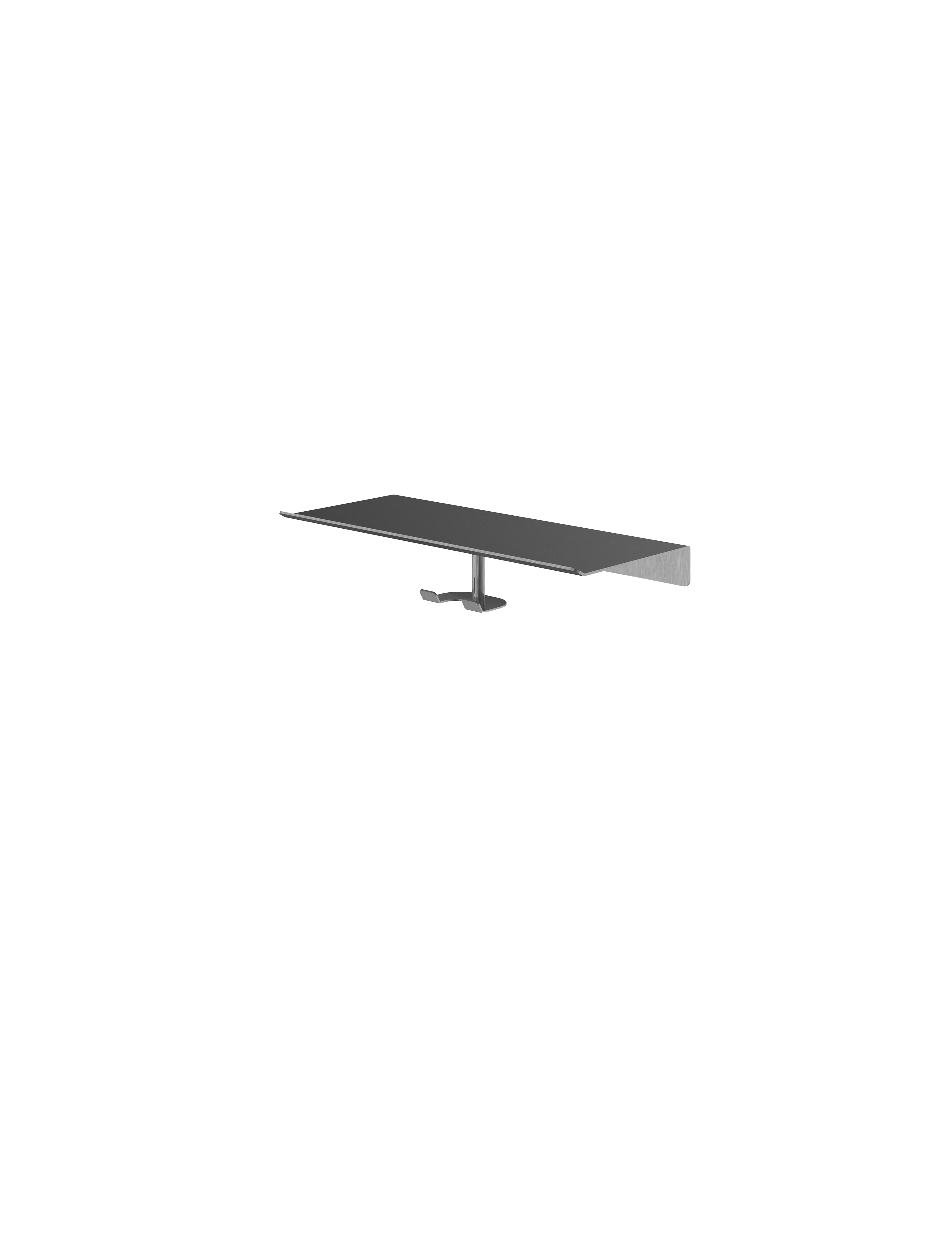 Hotbath More haak voor wisser voor planchet serie SHA06BGP Geborsteld gunmetal PVD