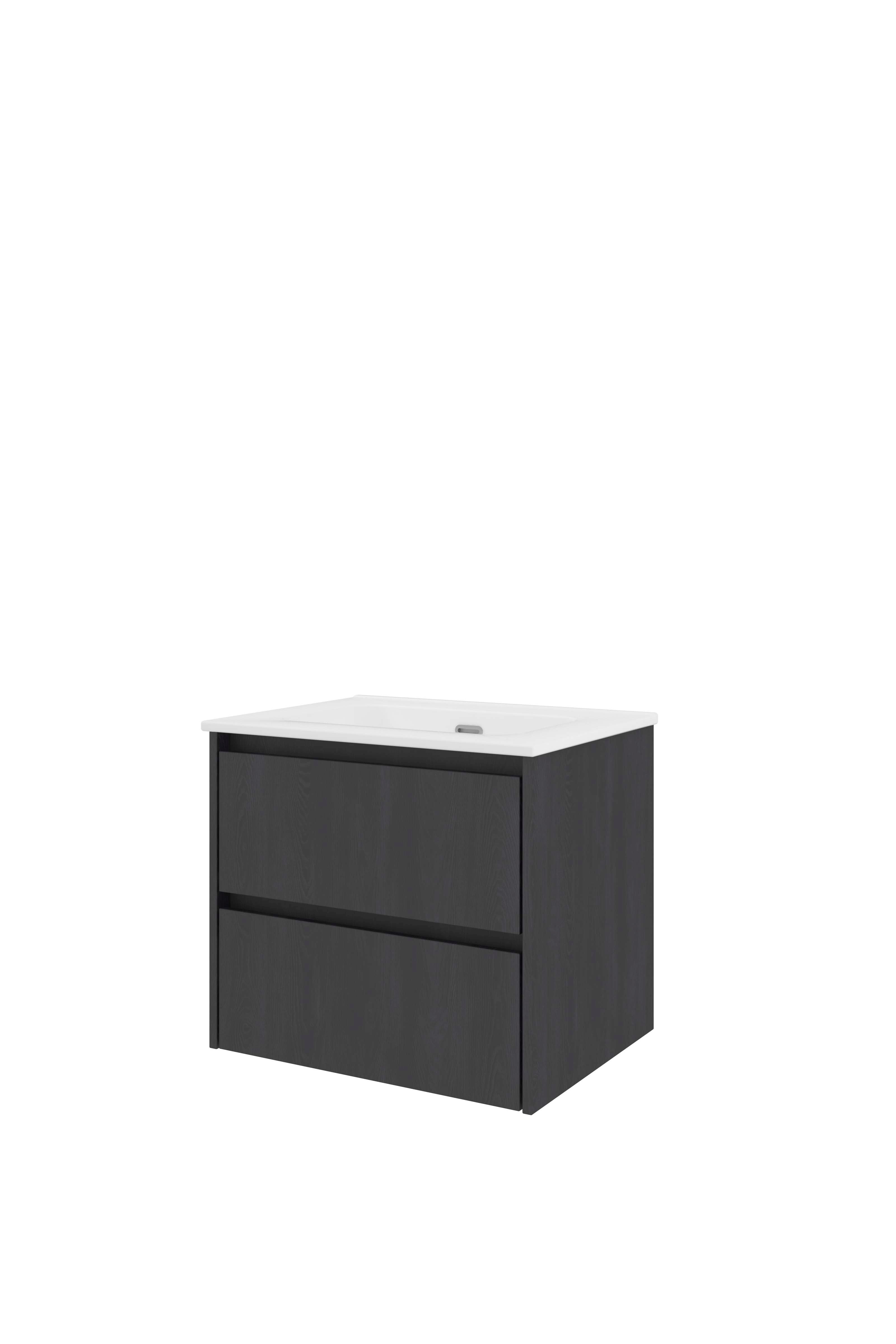 Proline Set porselein Elegant wast. z. krgt. en onderkast sym. 1815107 Black oak/Glans wit 600x460x540