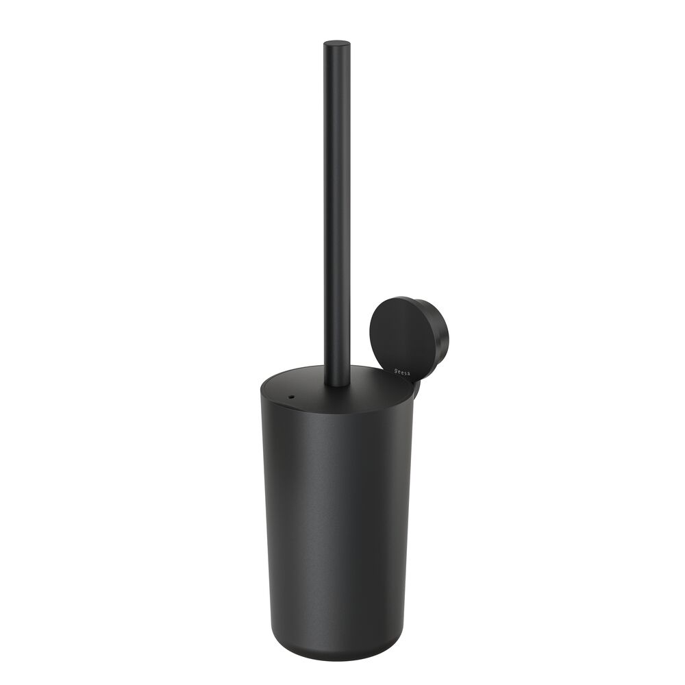 Geesa Opal toiletborstel met houder 917211-06 zwart
