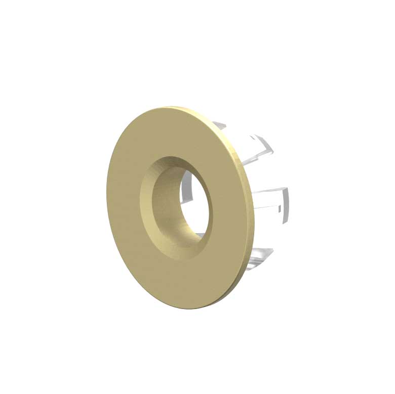 IVY Toebehoren Overloopring 6903509 RVS316 gebr. mat goud PVD