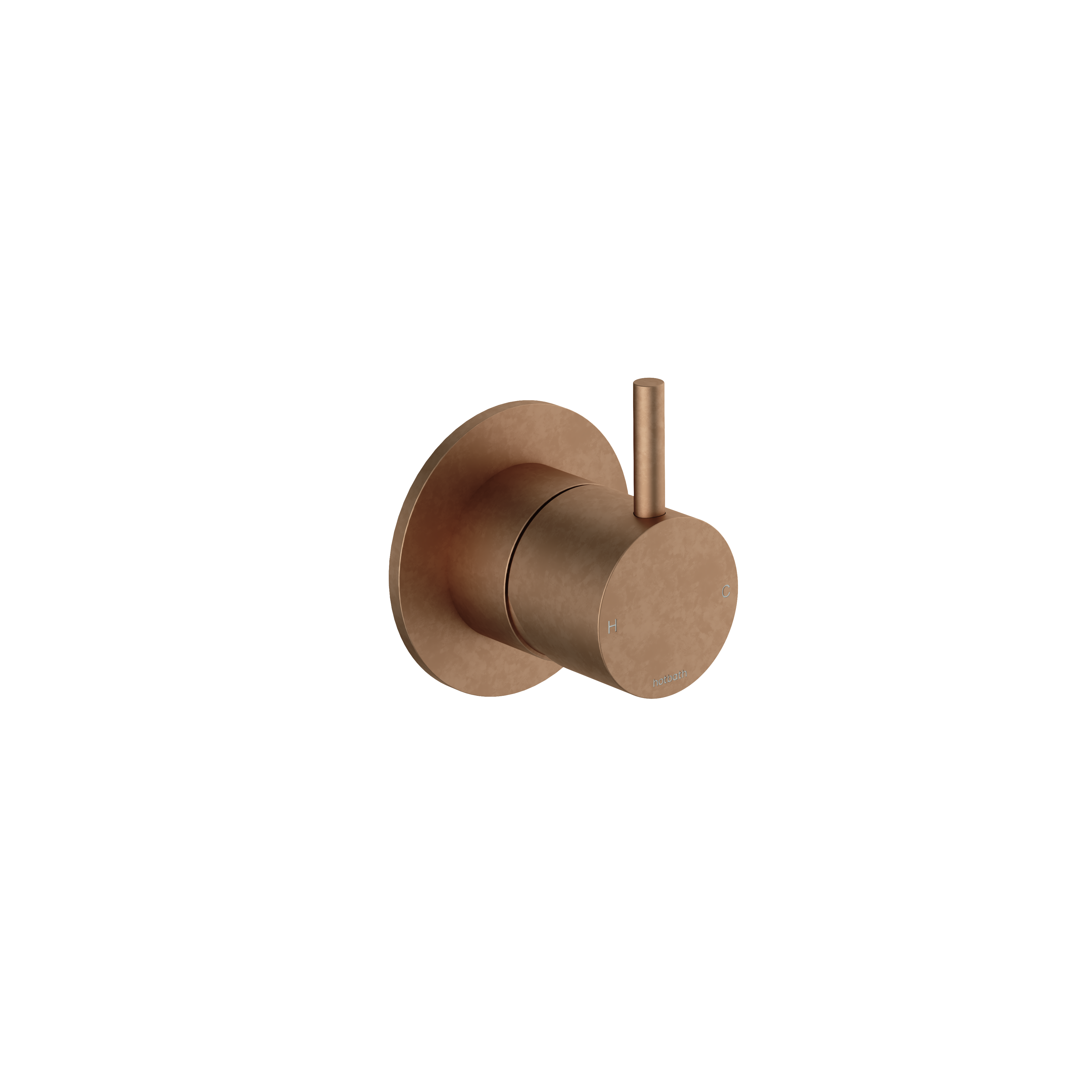 Hotbath Cobber afbouwdeel inbouw douche mengkraan CB131EXTAB Verouderd messing