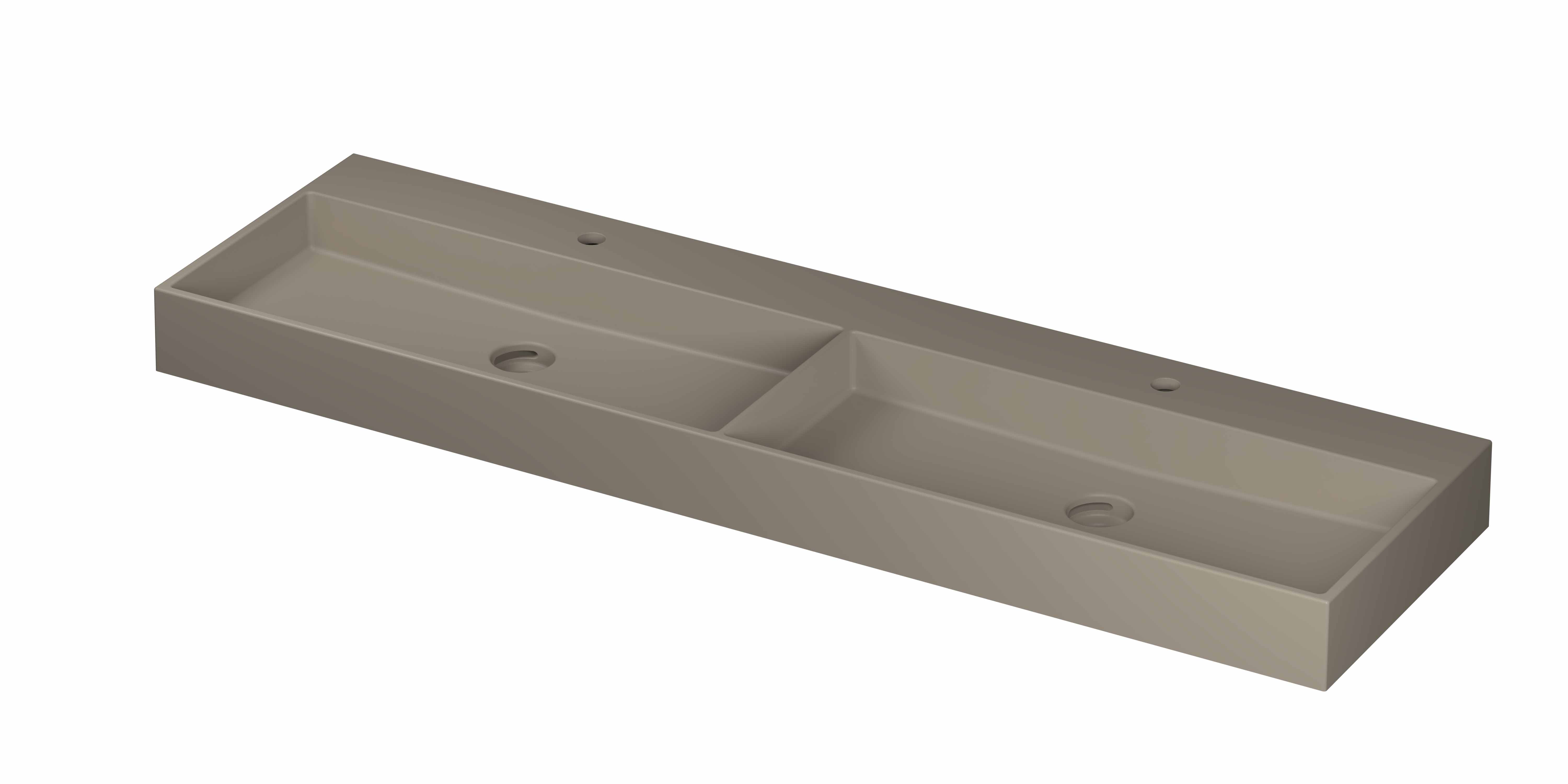 INK United wast. porselein dubbel met 2 krgt. incl. keram. click plug en verb. overl. syst. 0206493 Mat basento 1600x450x110