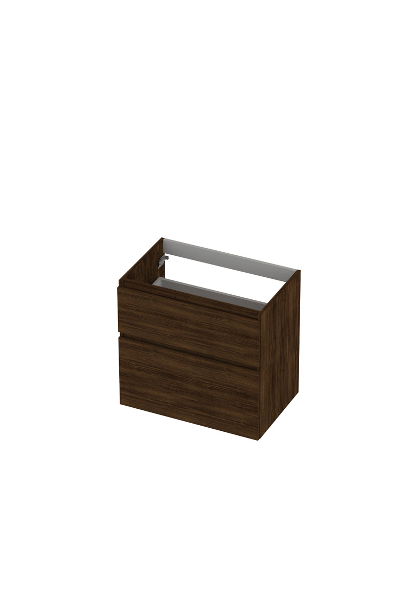 INK onderk. 2 la GL hout decor m. houten keerlijst a-symm. B700xD450xH650 Koper eiken / 1257920