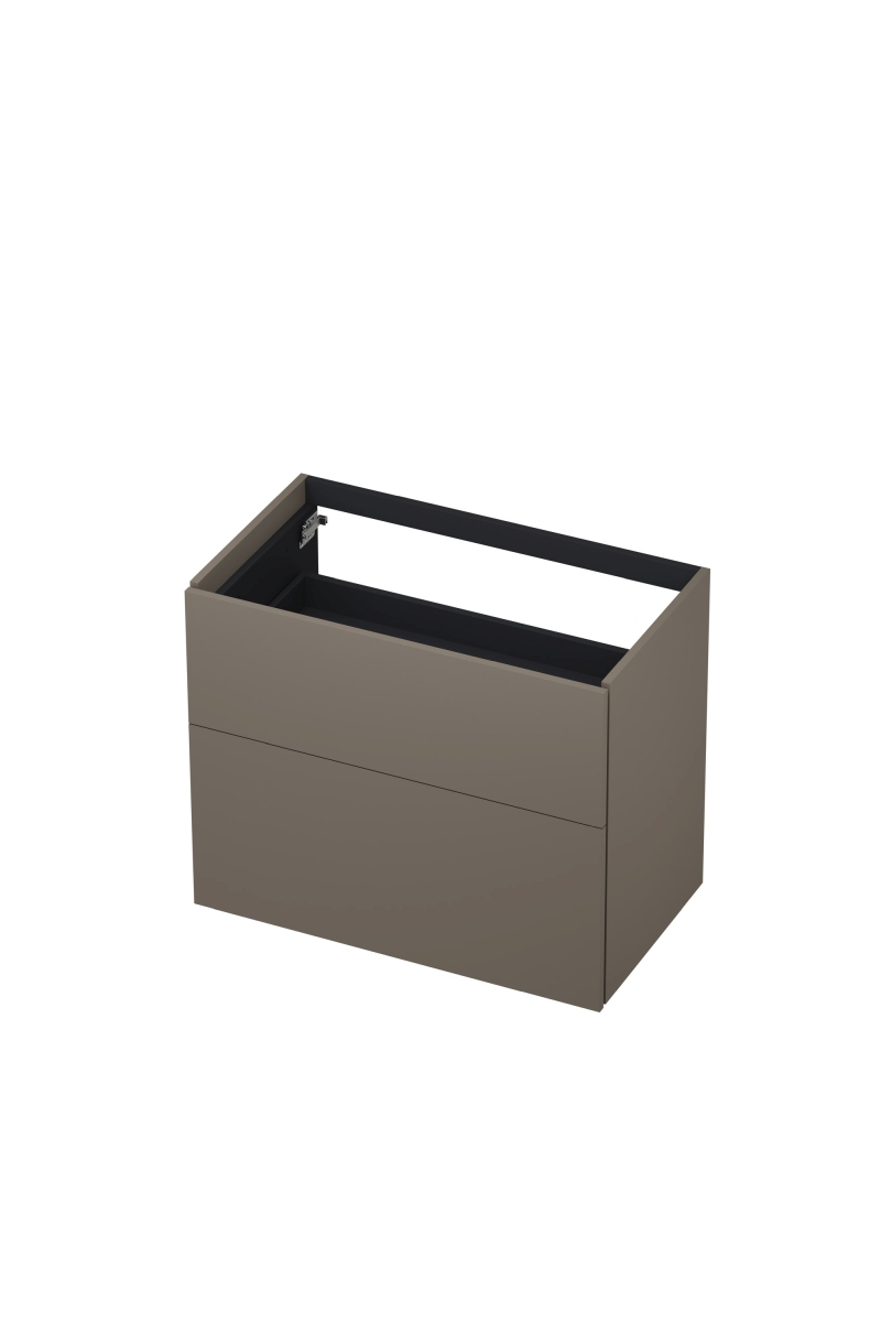 INK onderk. 2 laden push to open 65cm gelakt 1259019 Mat taupe H650xB800xD450